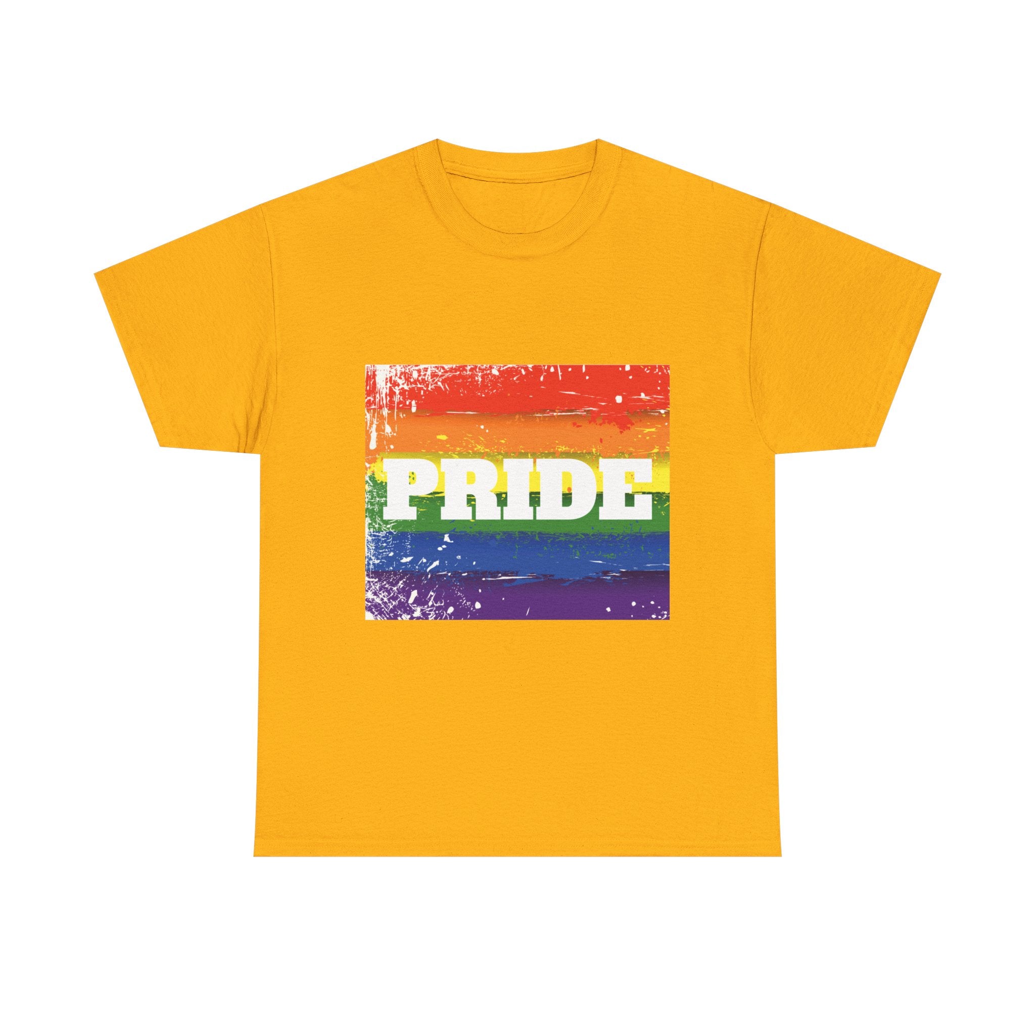 Pride Rainbow Unisex Heavy Cotton T-Shirt