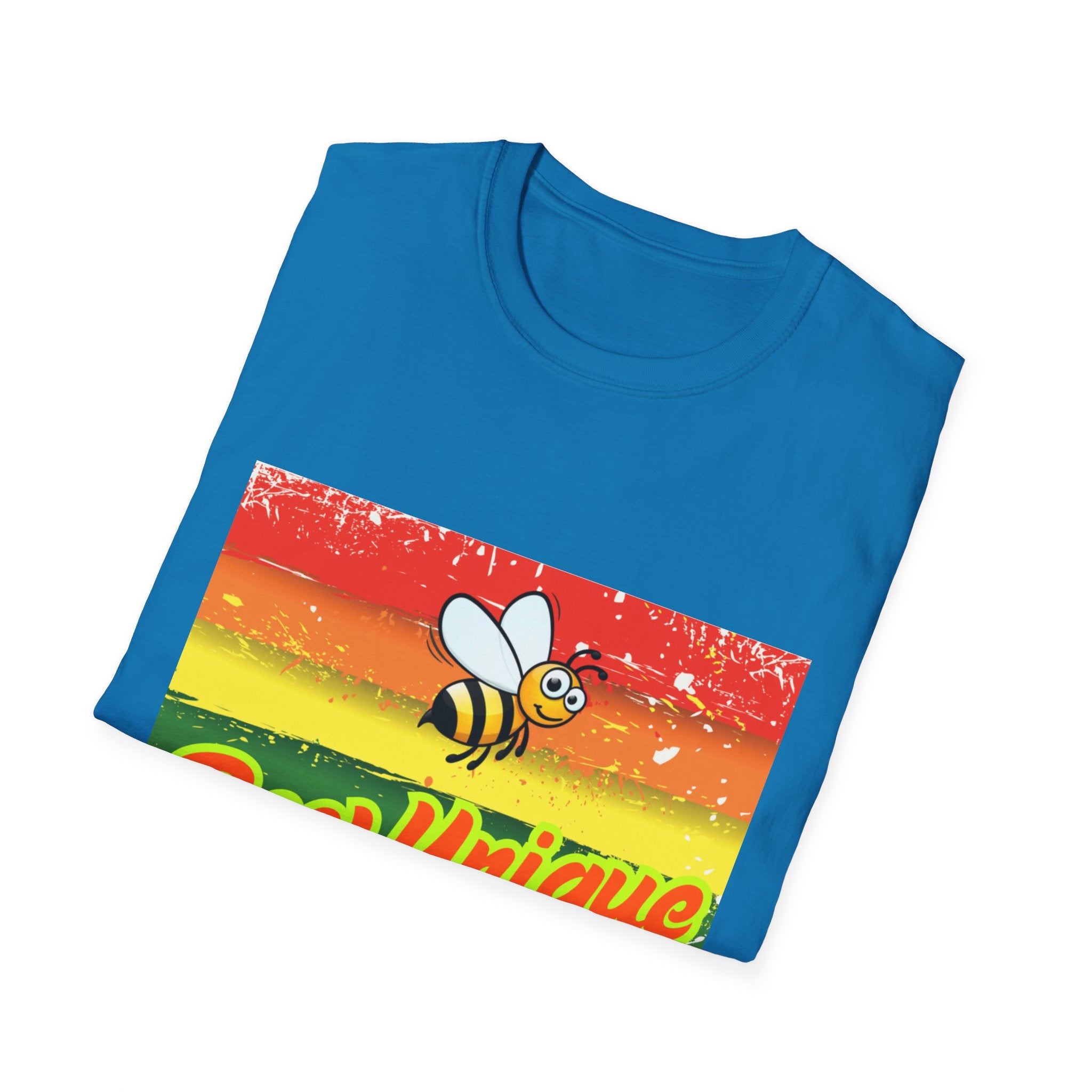Bee Unique Rainbow Unisex Softstyle T-Shirt