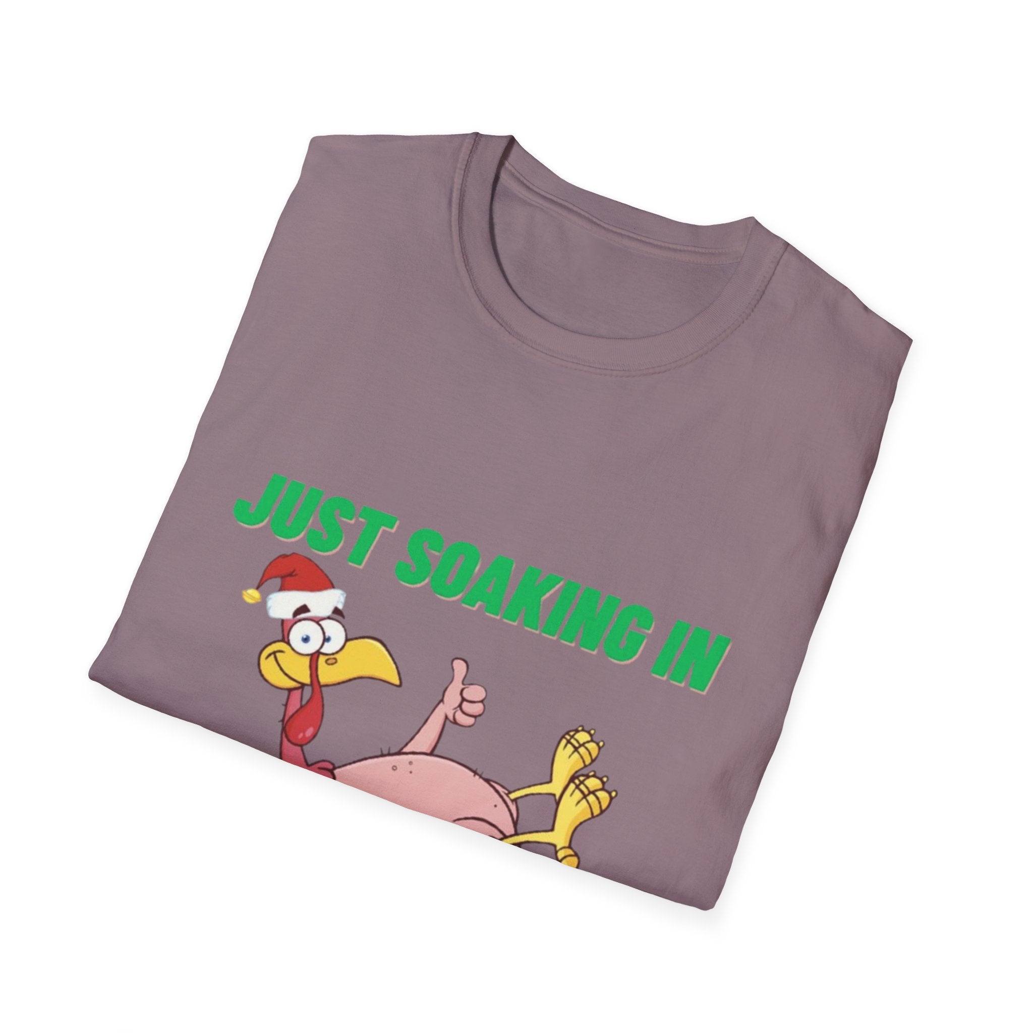 Just Soaking In The Holiday Spirit Unisex Softstyle T-Shirt