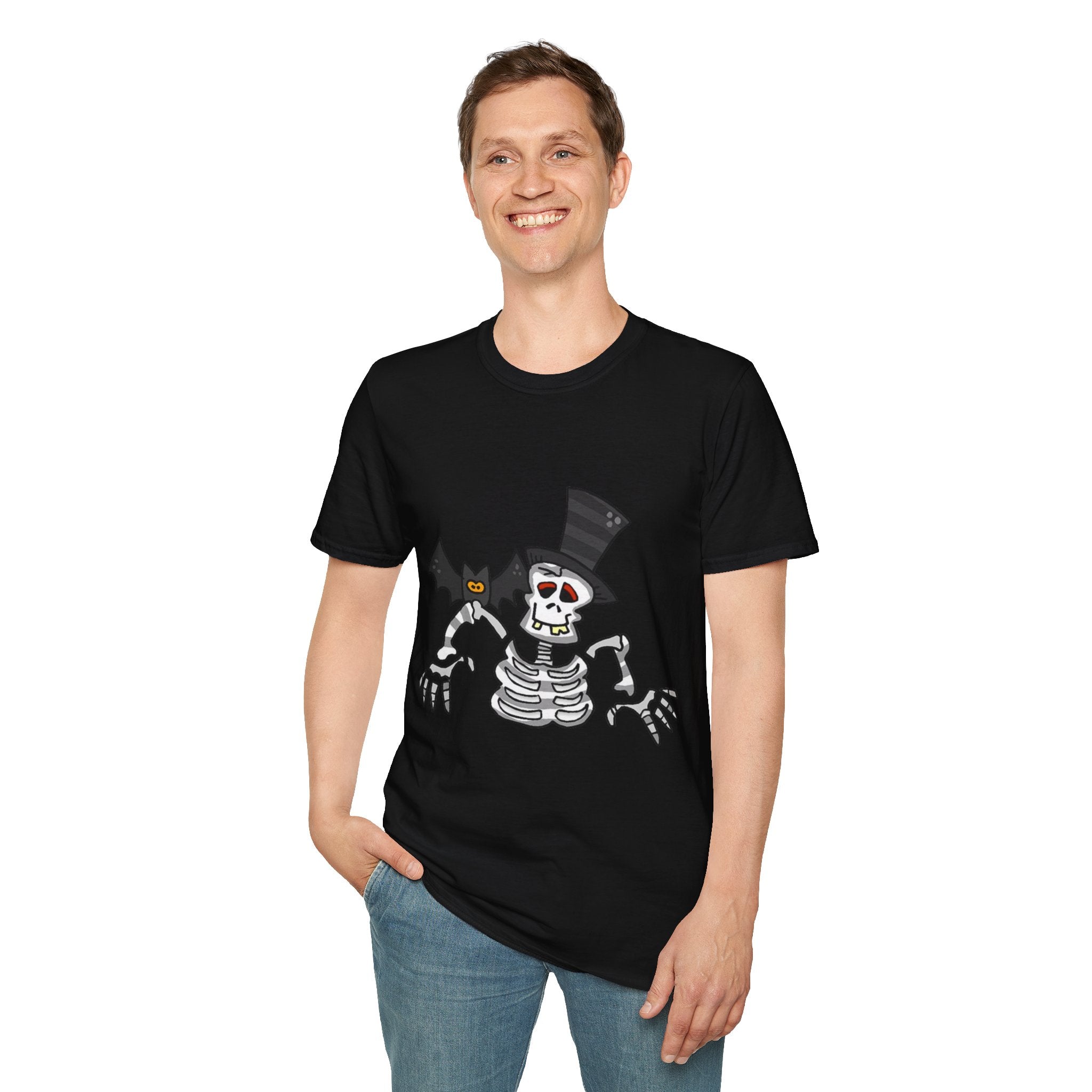 Halloween Skeleton Unisex Softstyle T-Shirt