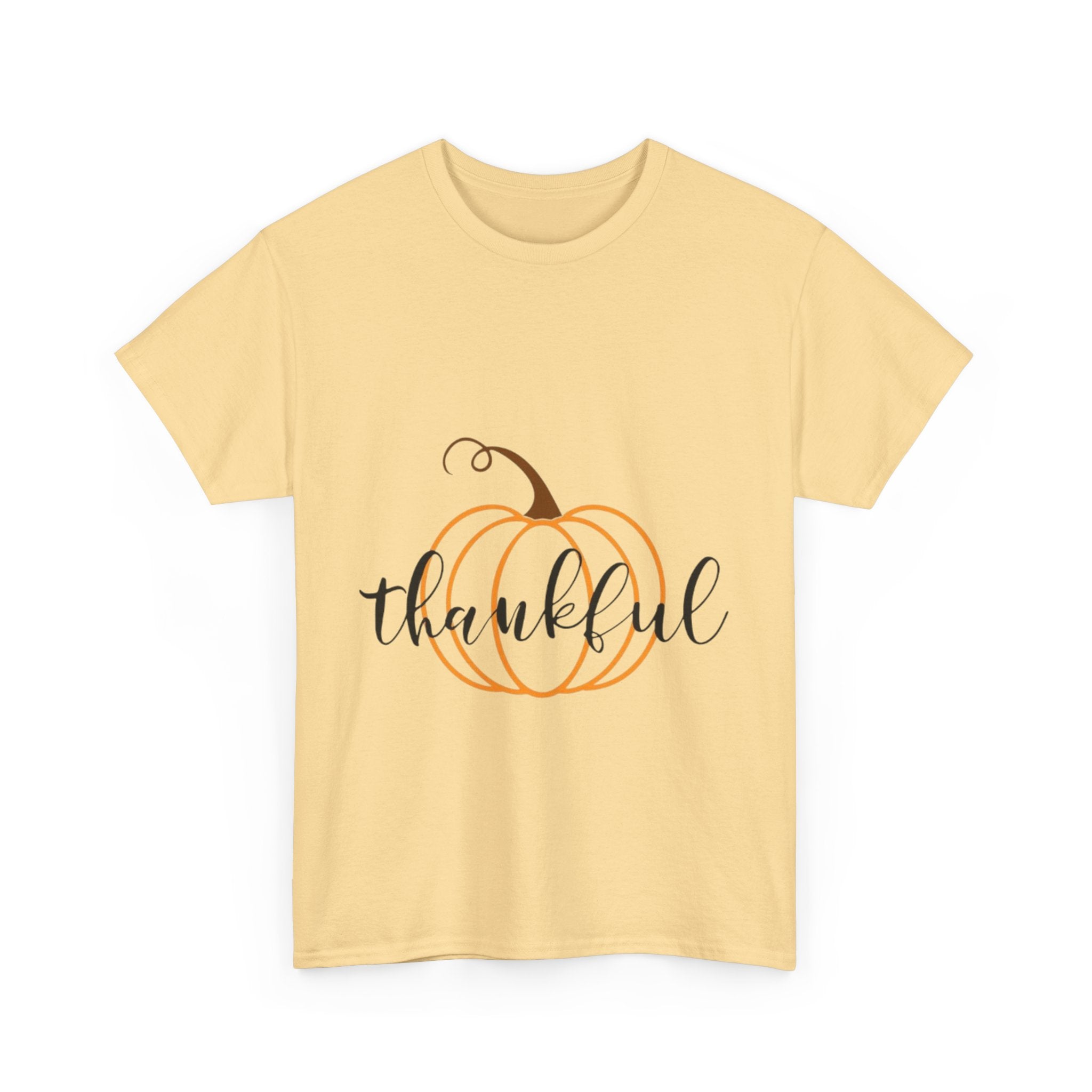 Thankful Pumpkin Unisex Heavy Cotton T-Shirt