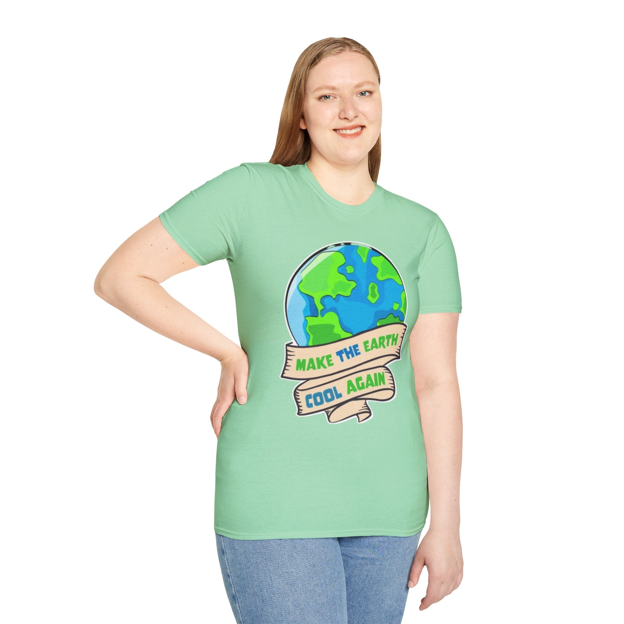 Make The Earth Cool Again Unisex Softstyle T-Shirt