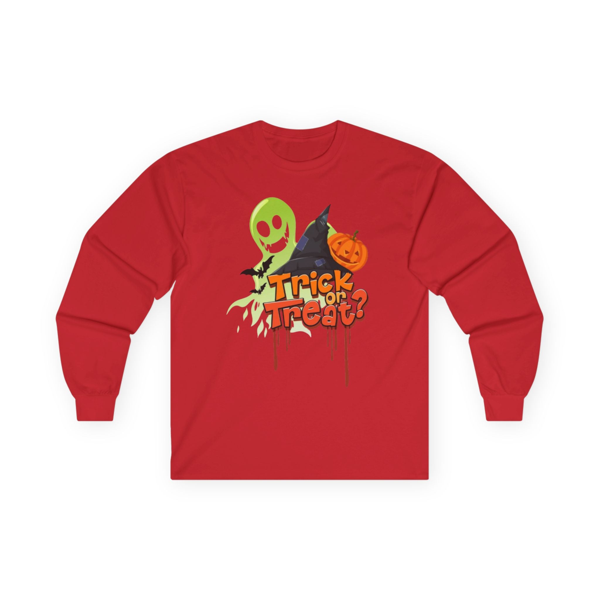 Halloween Trick or Treat Unisex Ultra Cotton Long Sleeve T-Shirt