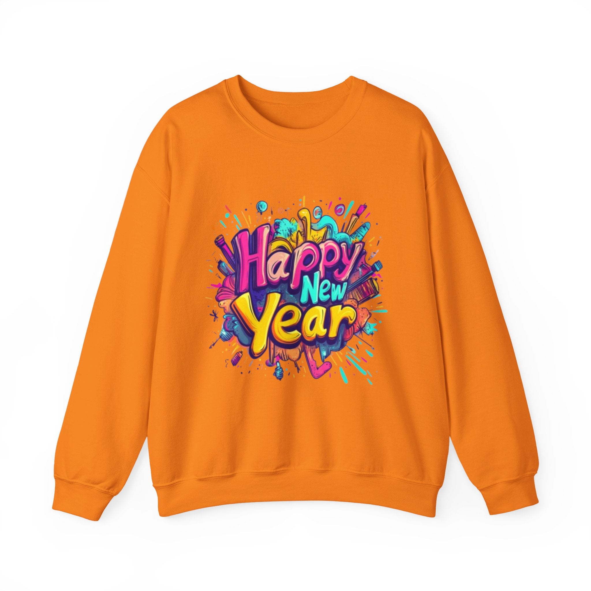 2026 Happy New Year DOUBLE SIDED Unisex Heavy Blend™ Crewneck Sweatshirt