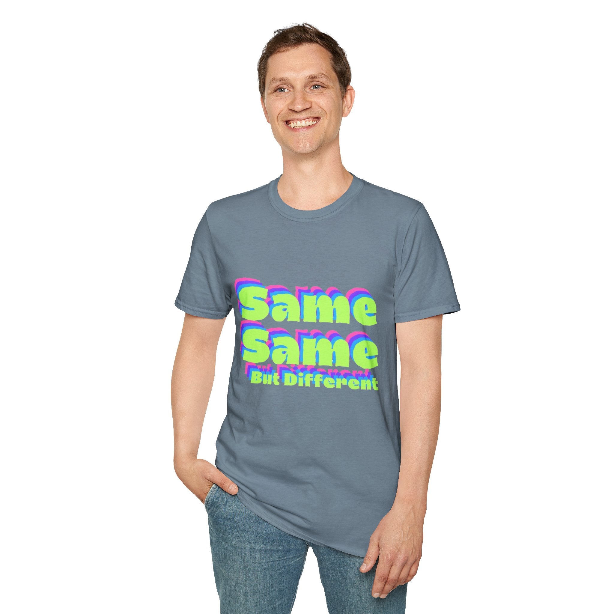 Same Same But Different, Unisex Softstyle T-Shirt