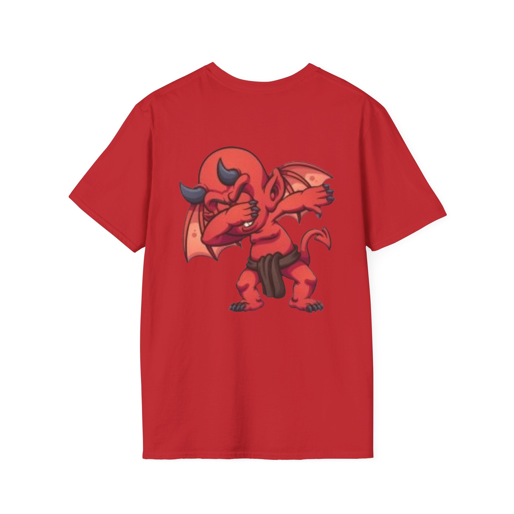 Dabbing Double Sided Angel & Devil Unisex Softstyle T-Shirt