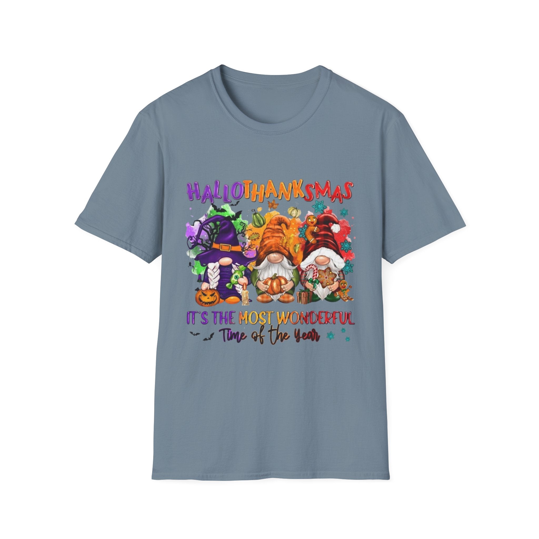 Happy Hallothanksmas Unisex Softstyle T-Shirt