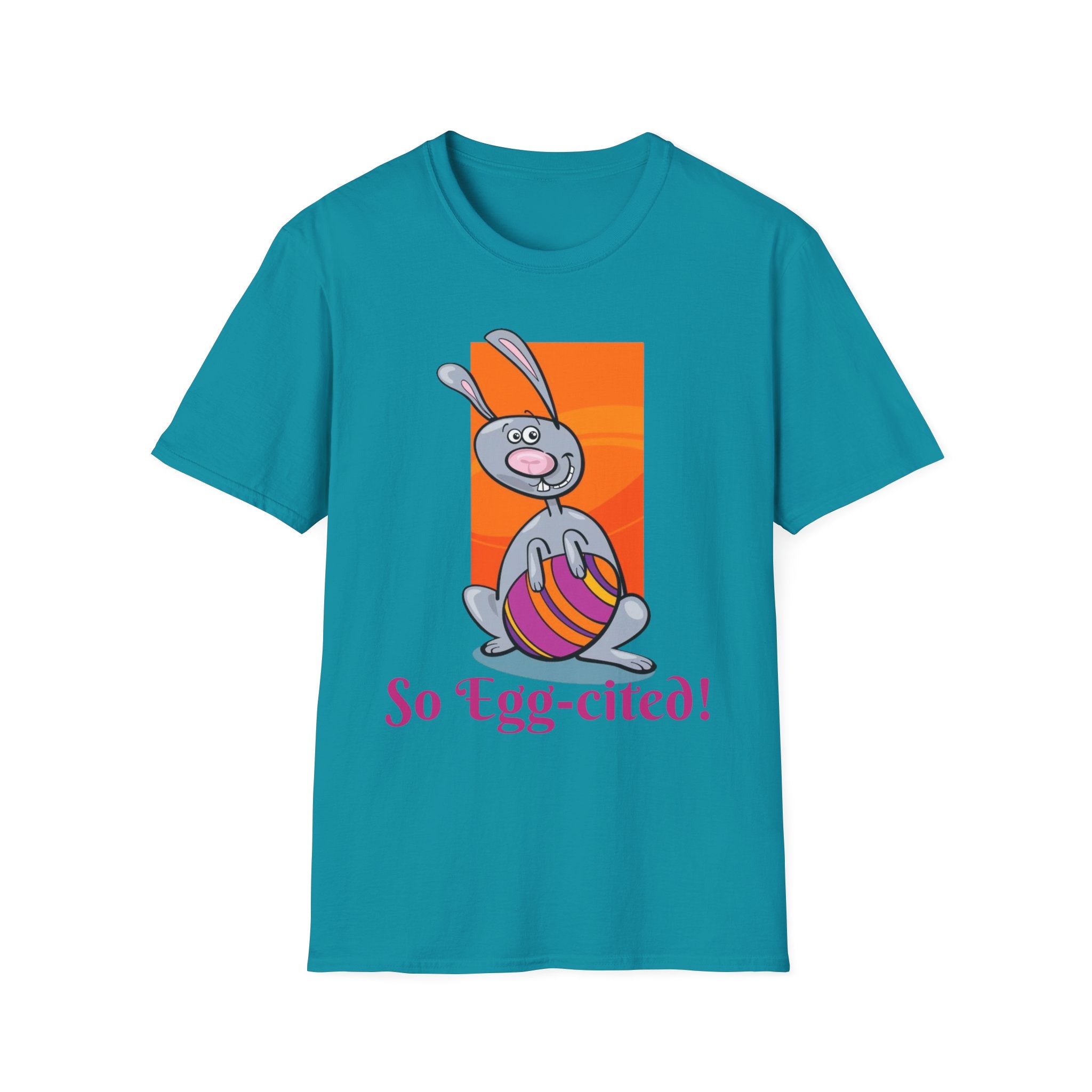 So Egg-cited Bunny Unisex Softstyle T-Shirt