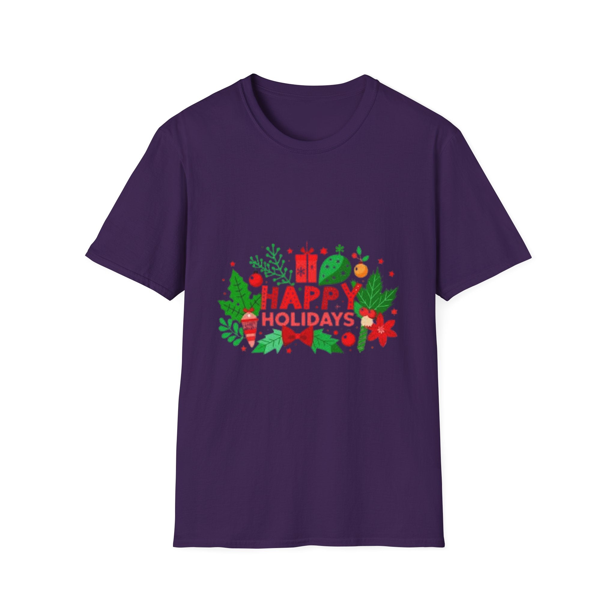 Happy Holidays Unisex Softstyle T-Shirt