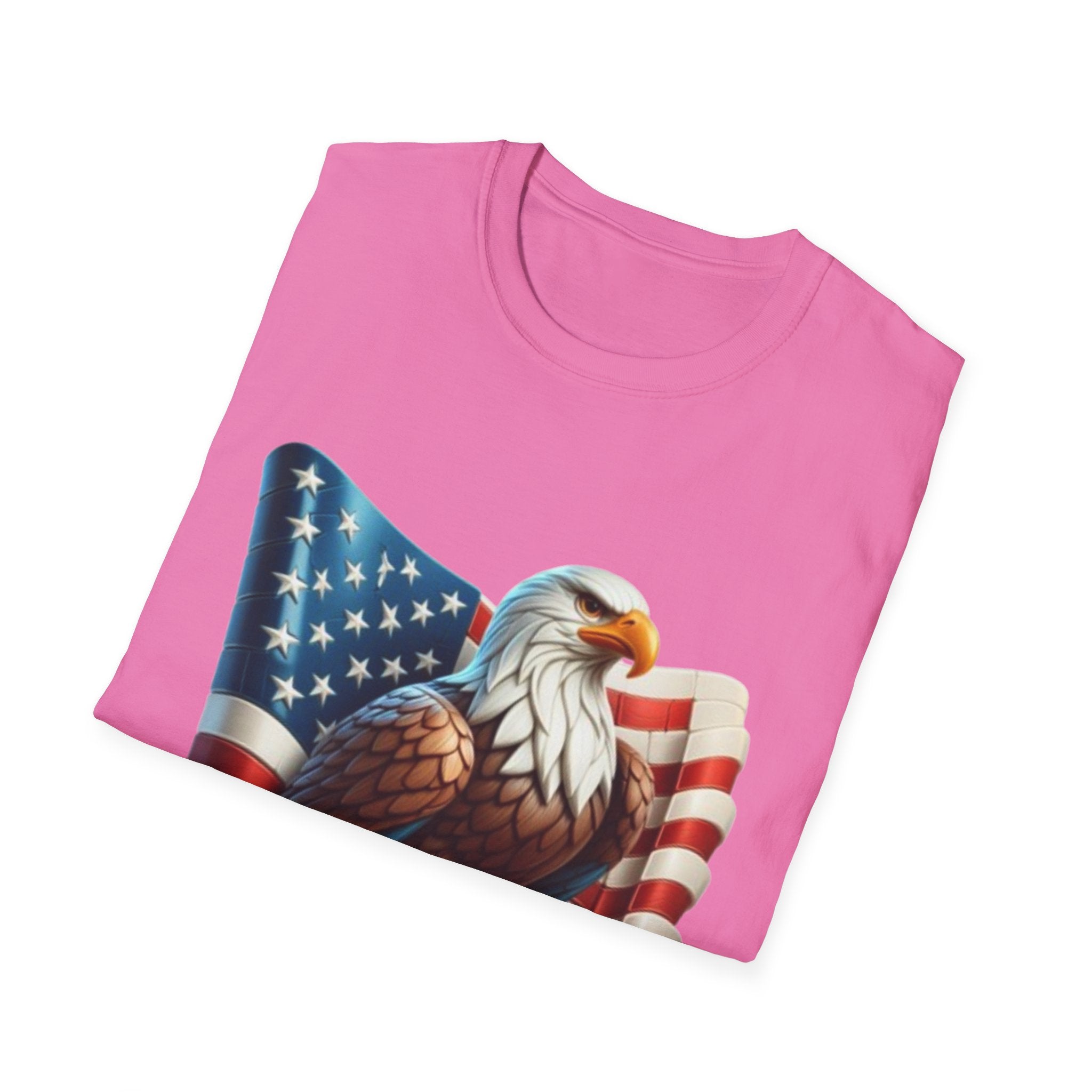 Patriotic Eagle Unisex Softstyle T-Shirt