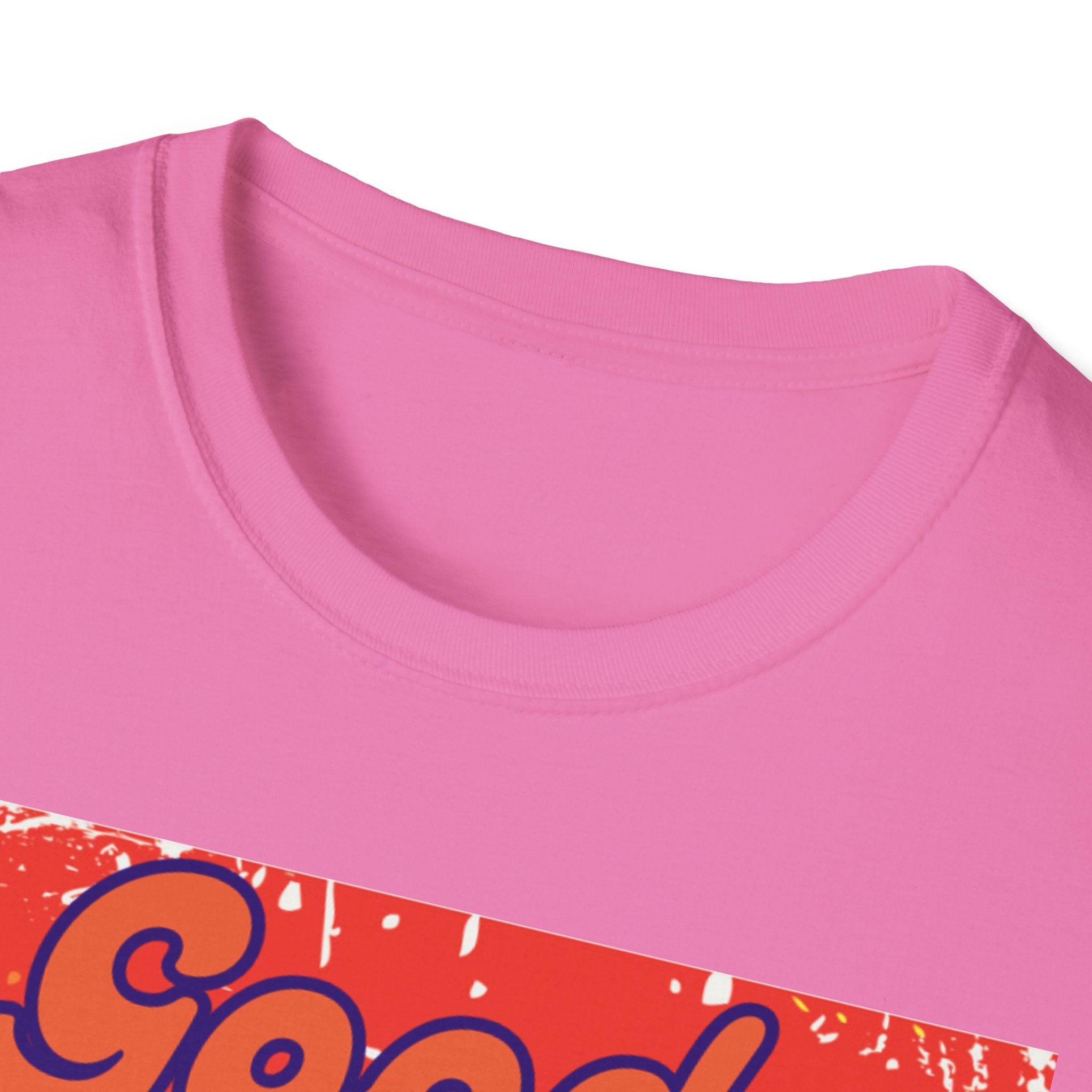 Good Vibes Only Orange Unisex Softstyle T-Shirt