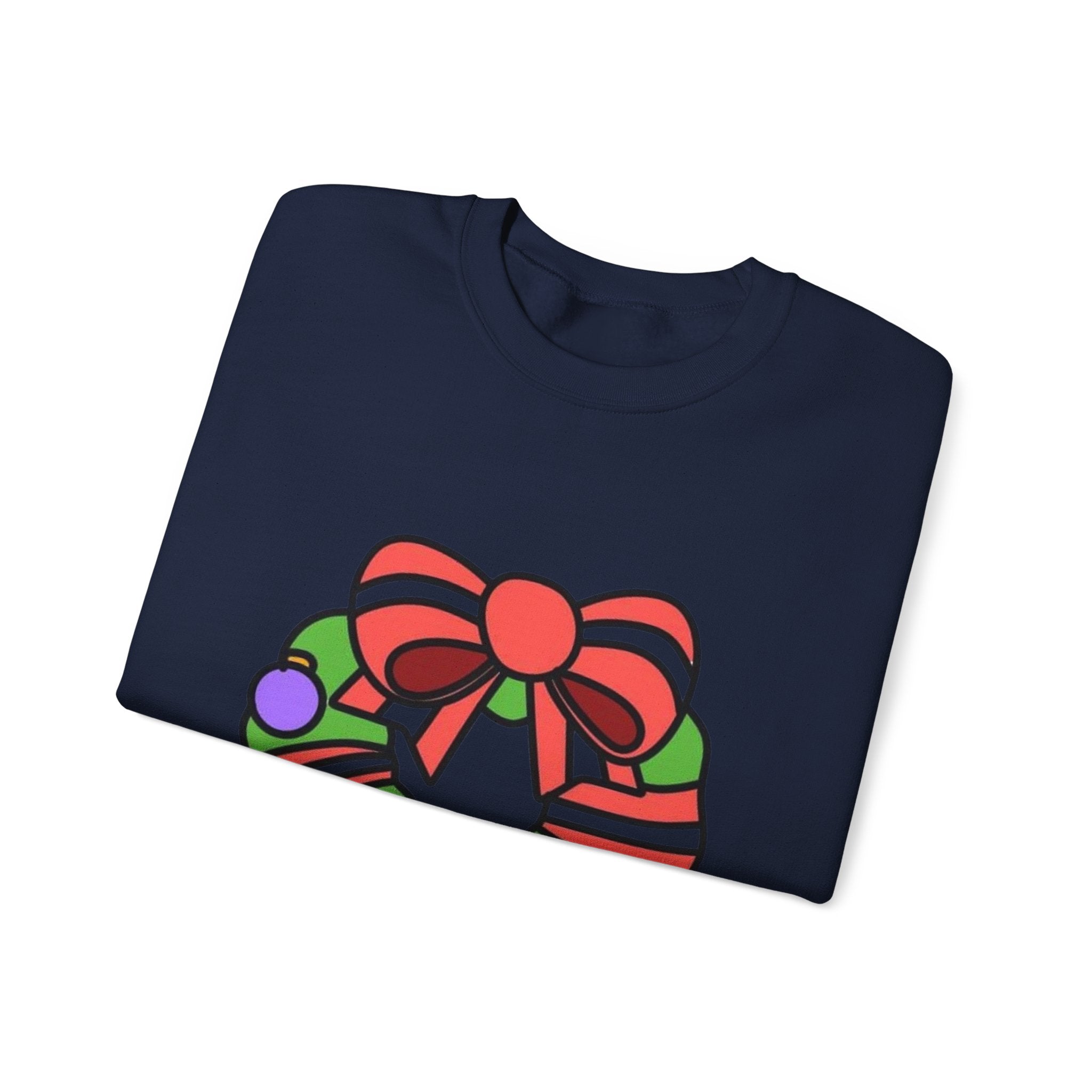Holiday Wreath Unisex Heavy Blend™ Crewneck Sweatshirt