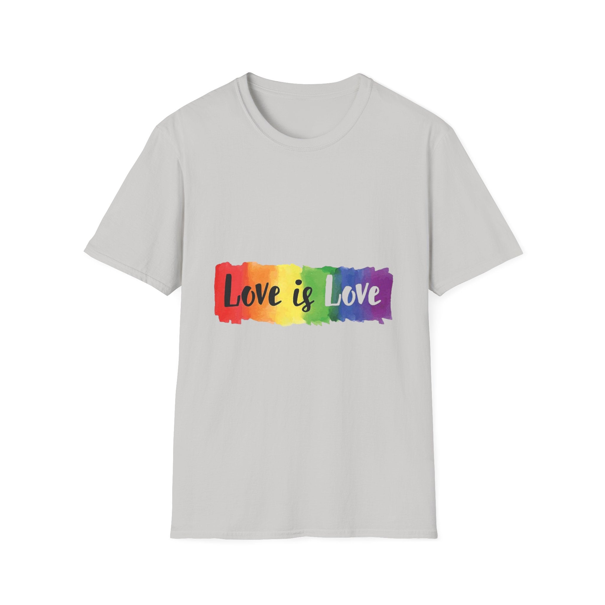 Rainbow Love is Love Unisex Softstyle T-Shirt