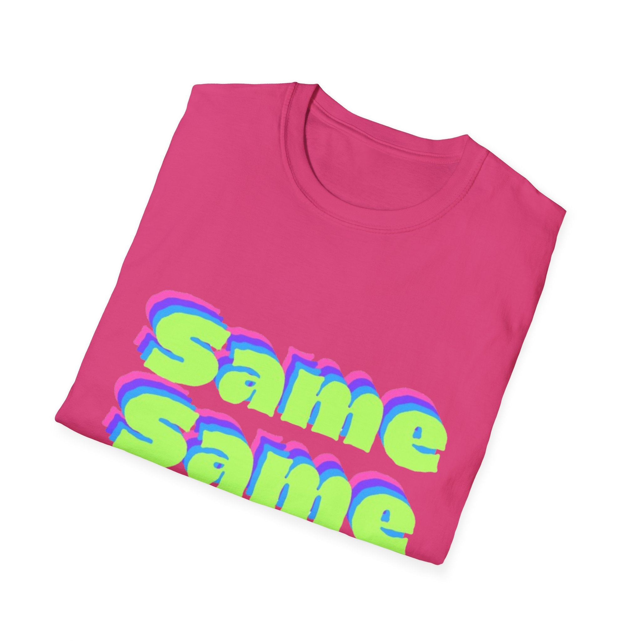 Same Same But Different, Unisex Softstyle T-Shirt
