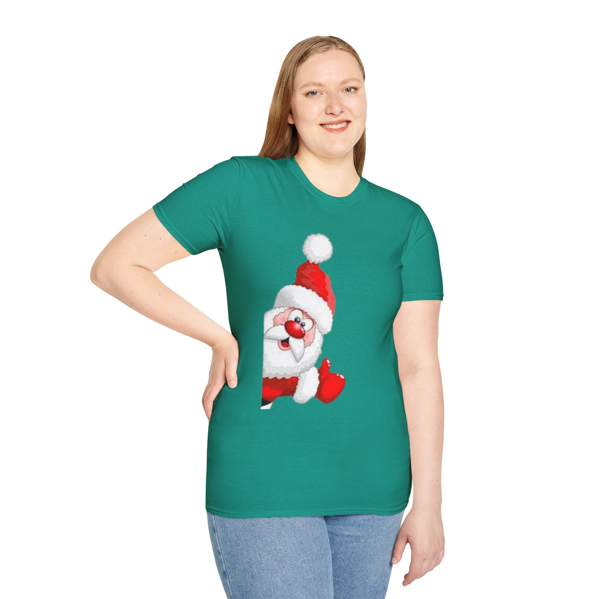 Festive Santa Unisex Softstyle T-Shirt