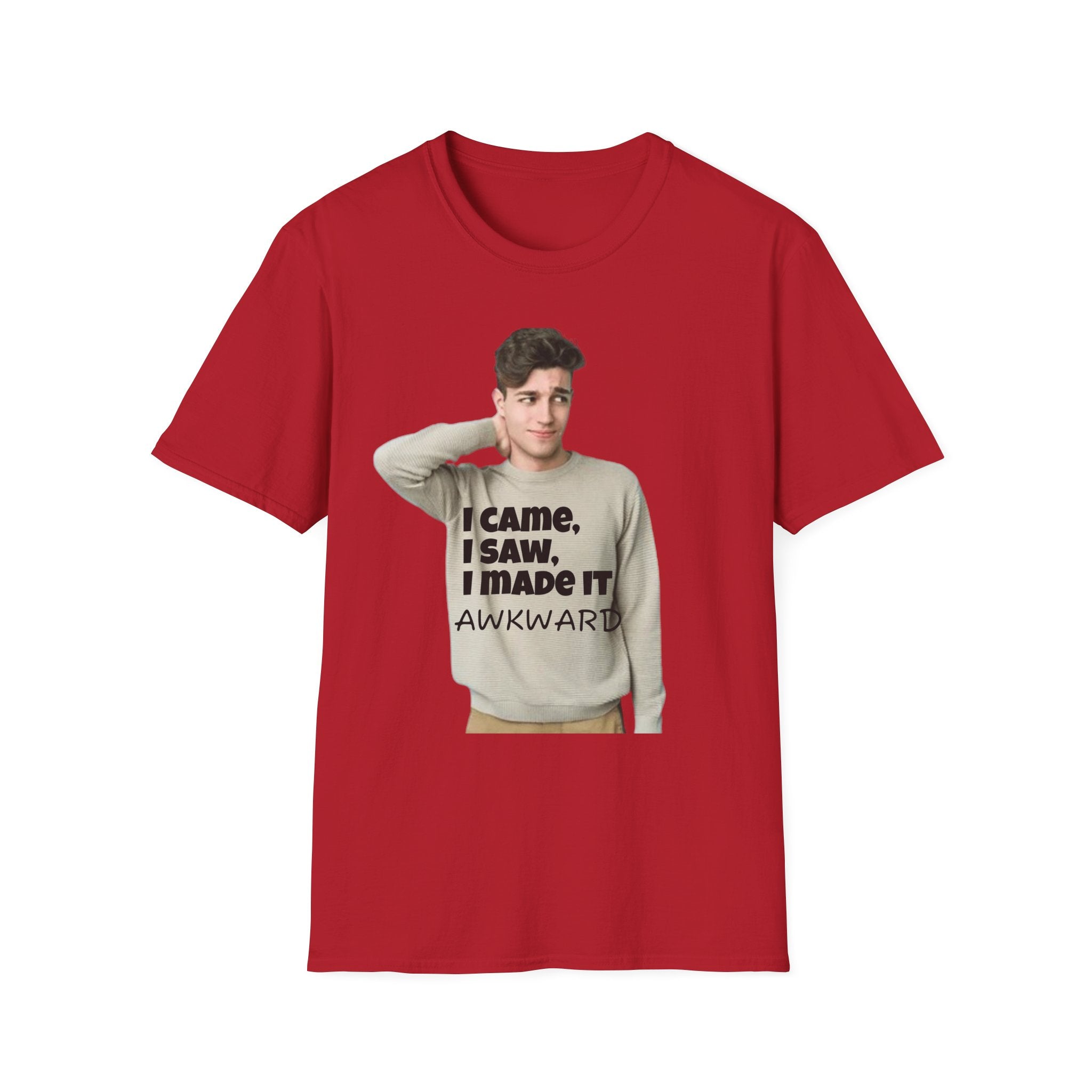 I Came I Saw I Made It Awkward Unisex Softstyle T-Shirt