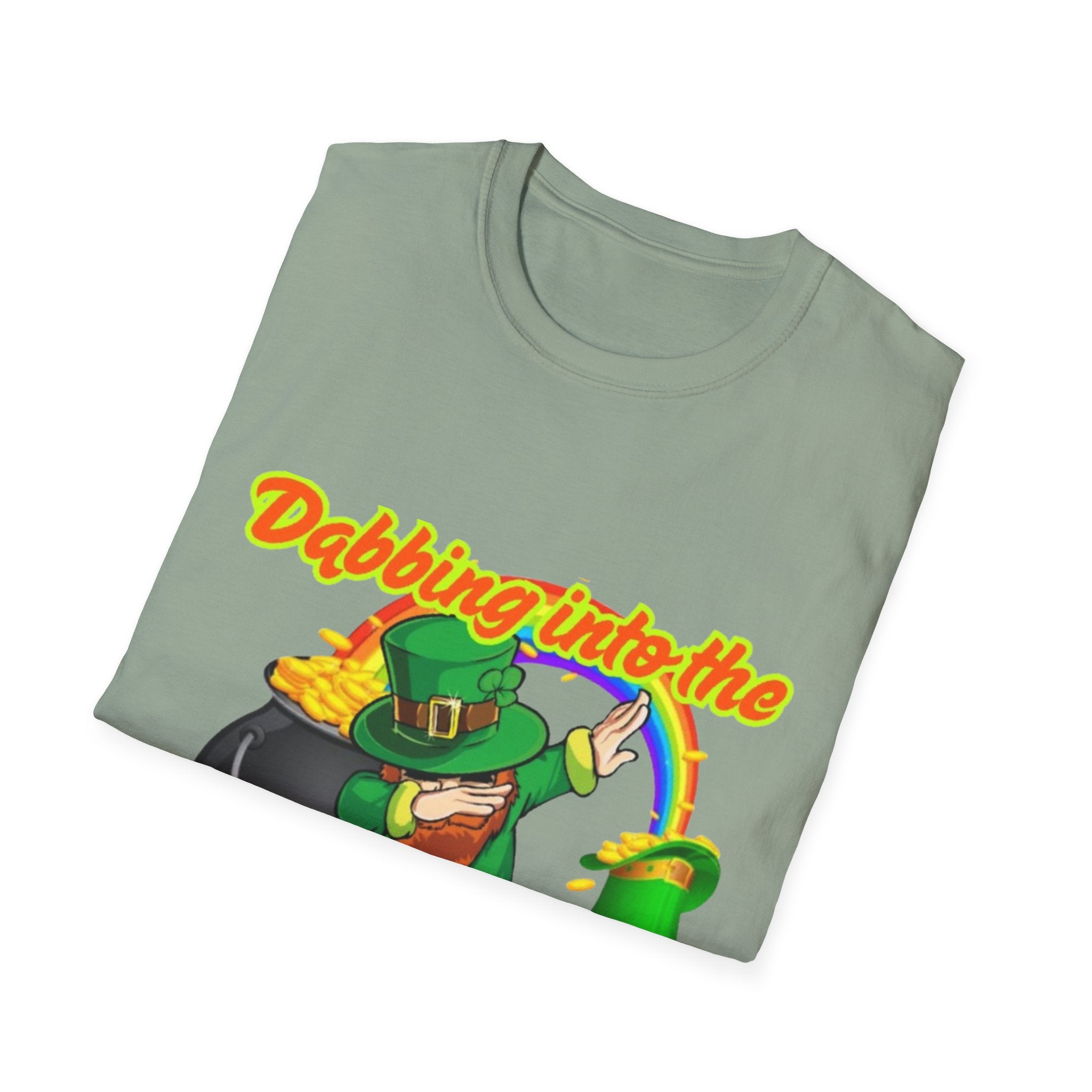 Dabbing Into The Luck Of The Irish! Unisex Unisex T-Shirt