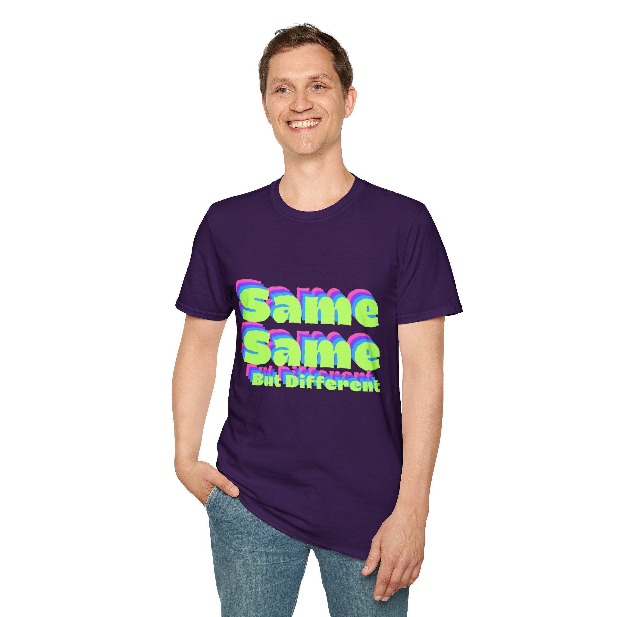 Same Same But Different, Unisex Softstyle T-Shirt