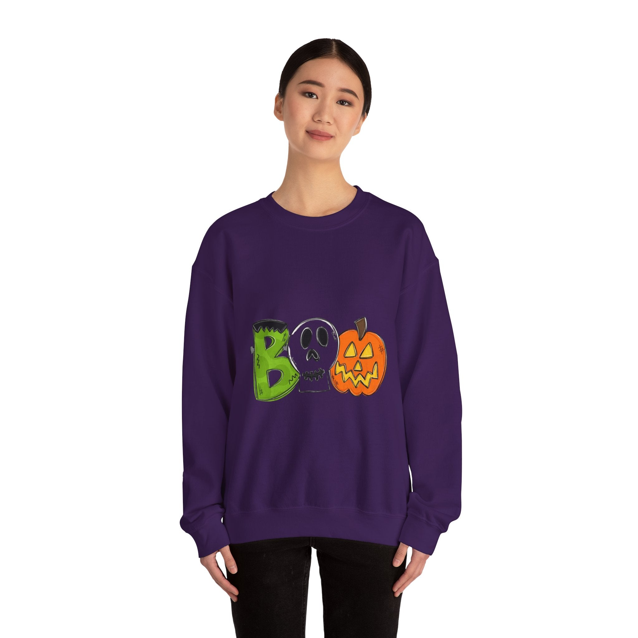 Halloween Boo Unisex Crewneck Sweatshirt