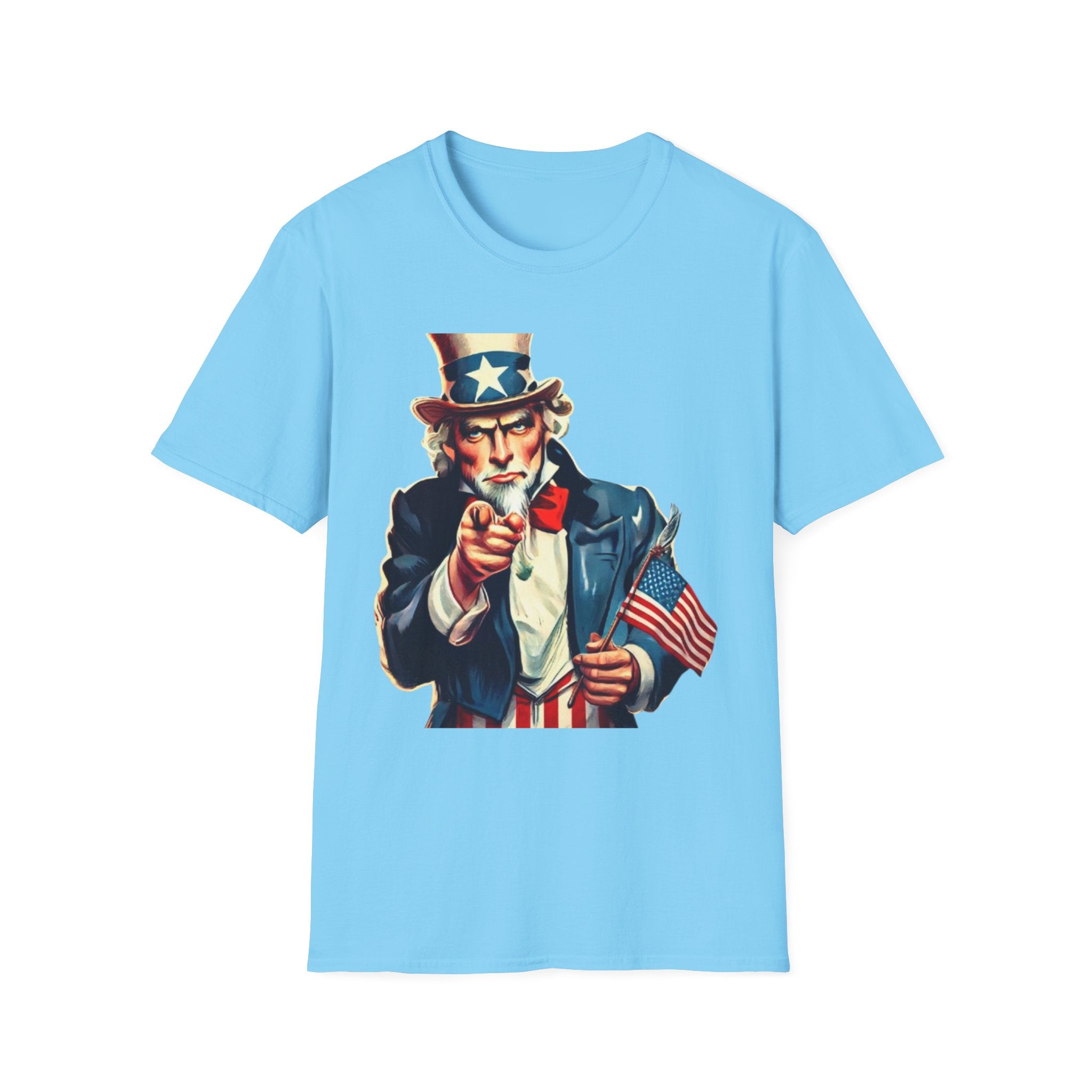 Patriotic Uncle Sam Unisex Softstyle T-Shirt