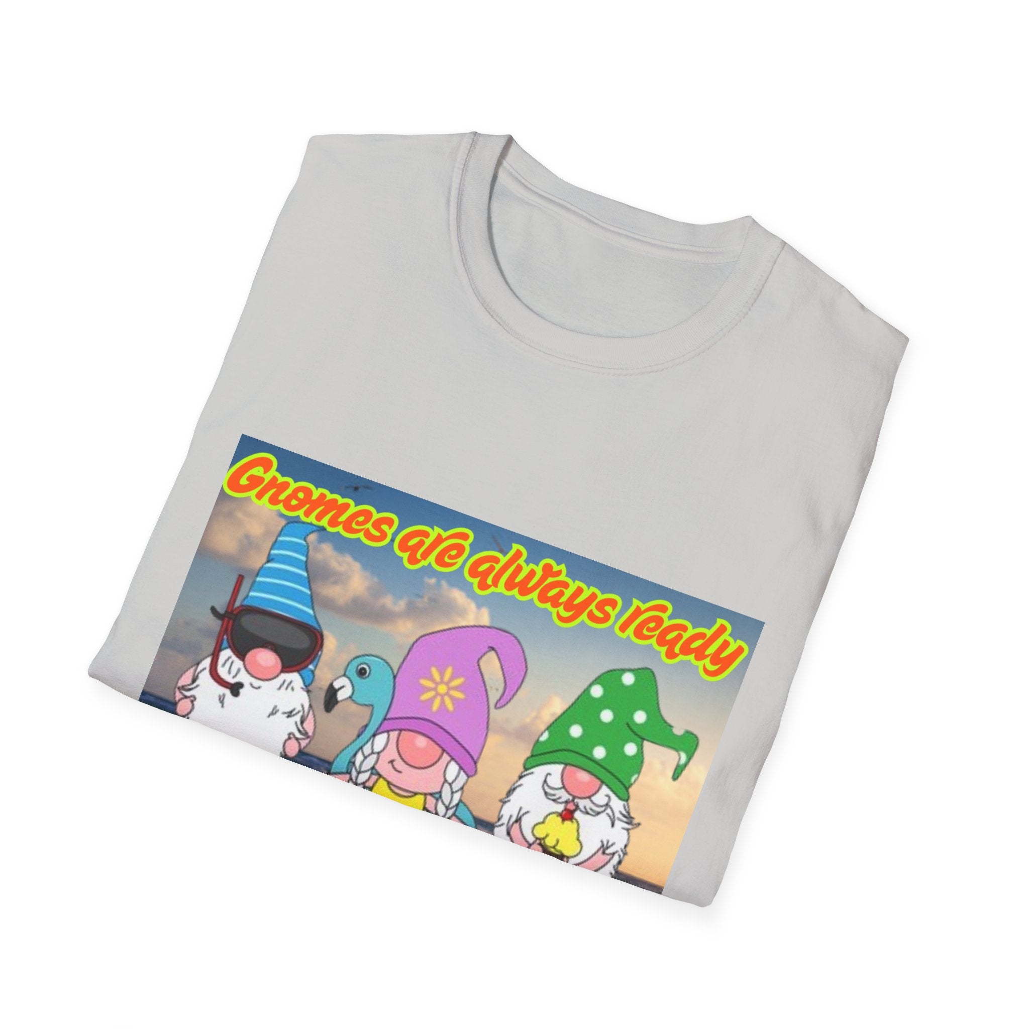Gnomes Are Always Ready For Summer Fun! Unisex Softstyle T-Shirt