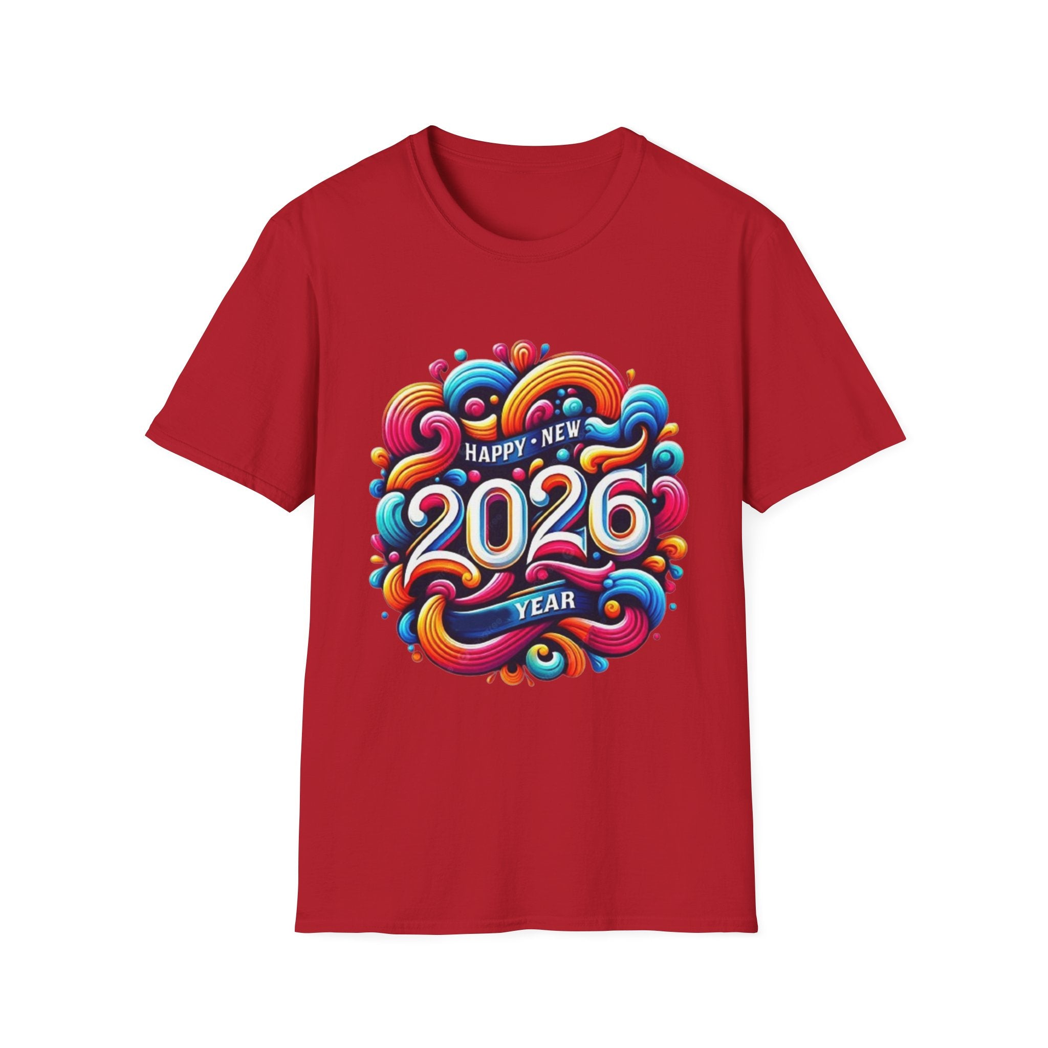 2026 Happy New Year Unisex Softstyle T-Shirt