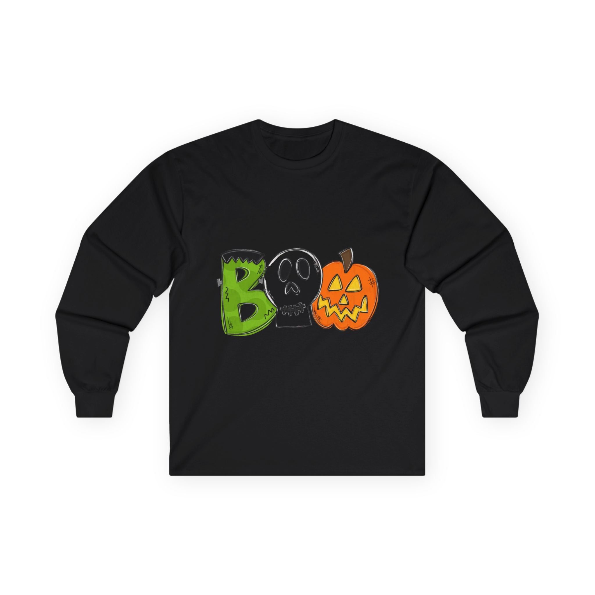 Halloween BOO Unisex Ultra Cotton Long Sleeve T-Shirt