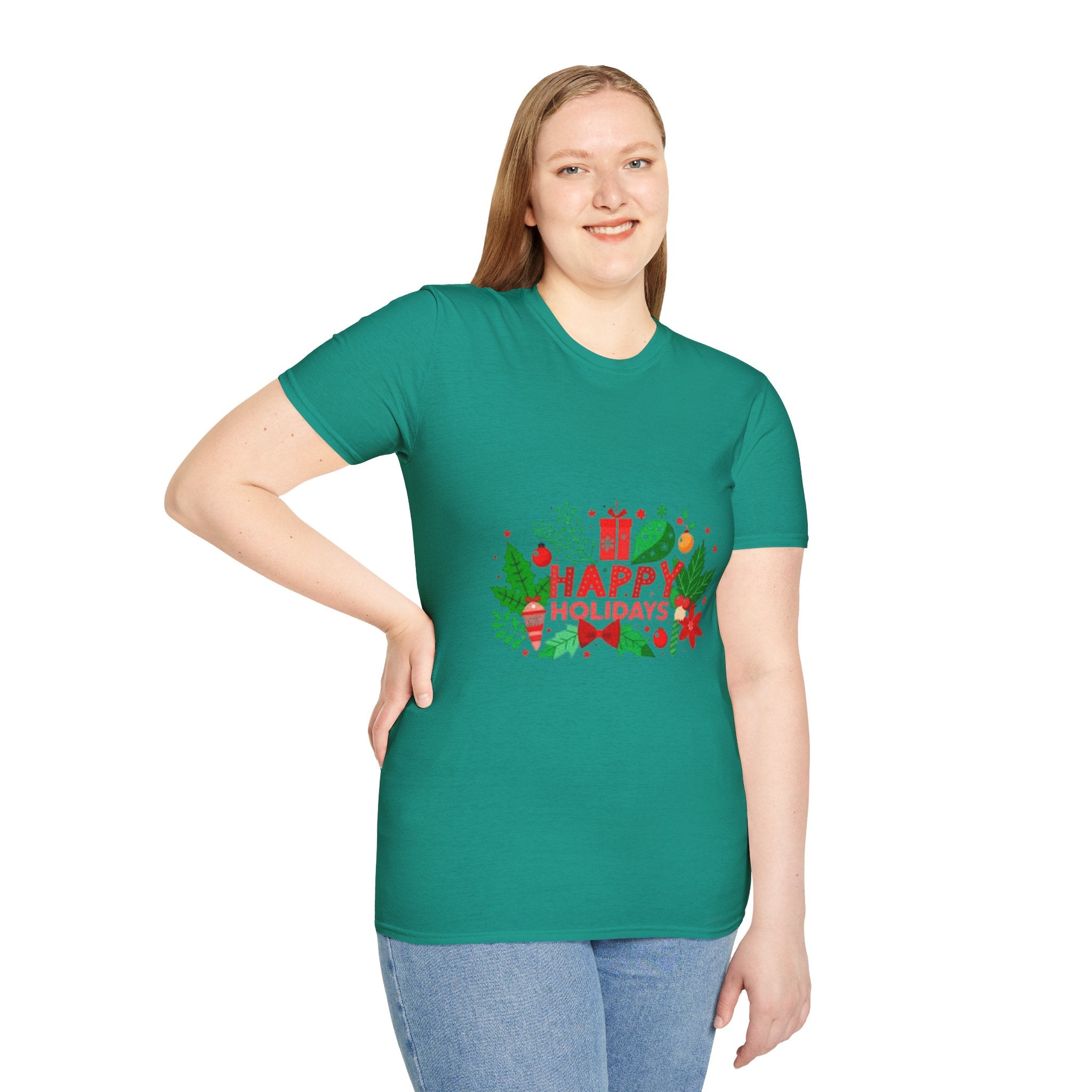 Happy Holidays Unisex Softstyle T-Shirt