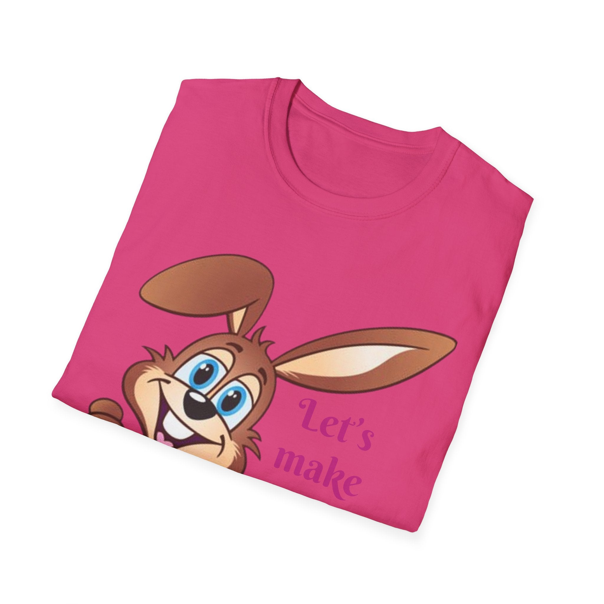 Let's make Today Amazing Together Bunny Unisex Softstyle T-Shirt