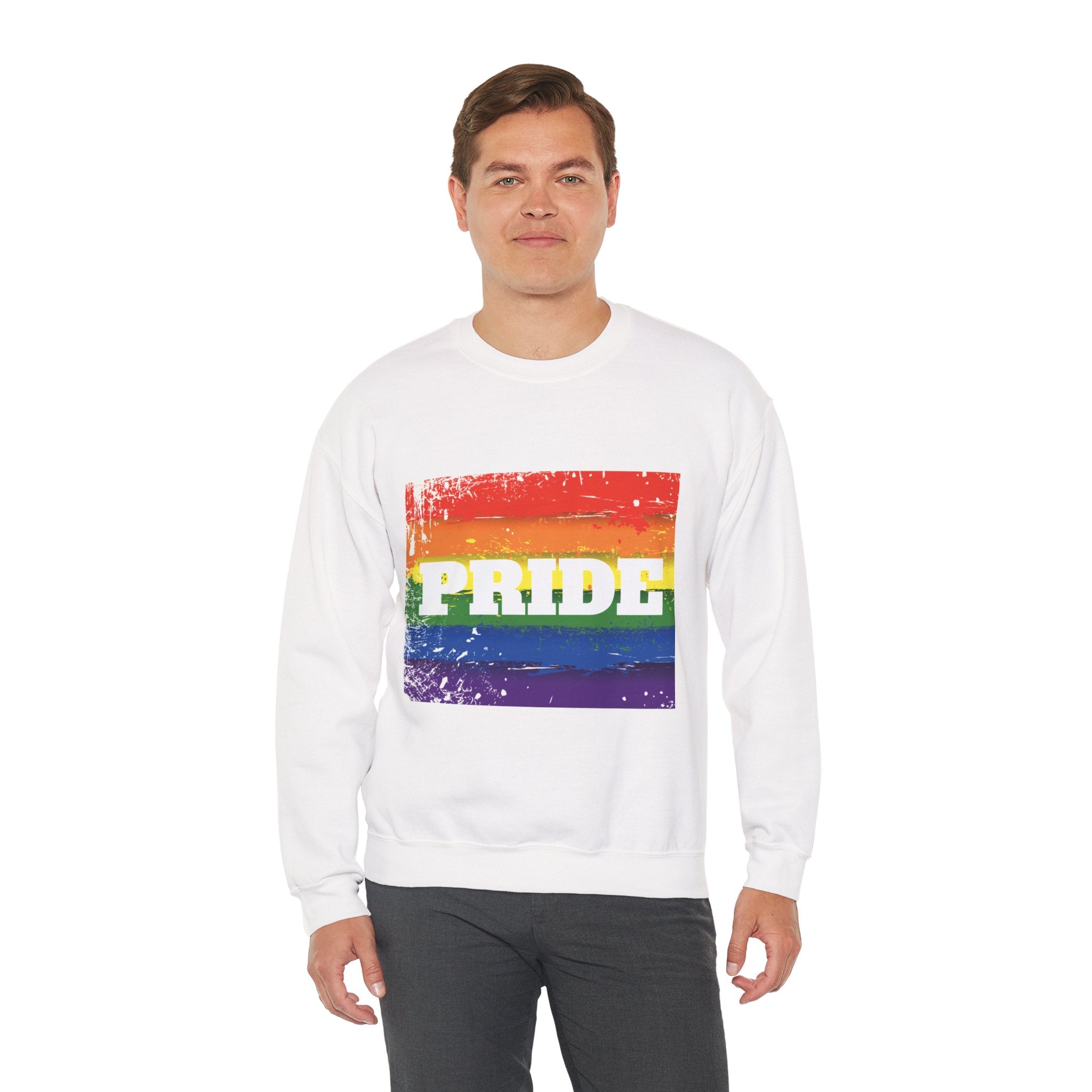 Pride Rainbow Unisex Crewneck Sweatshirt