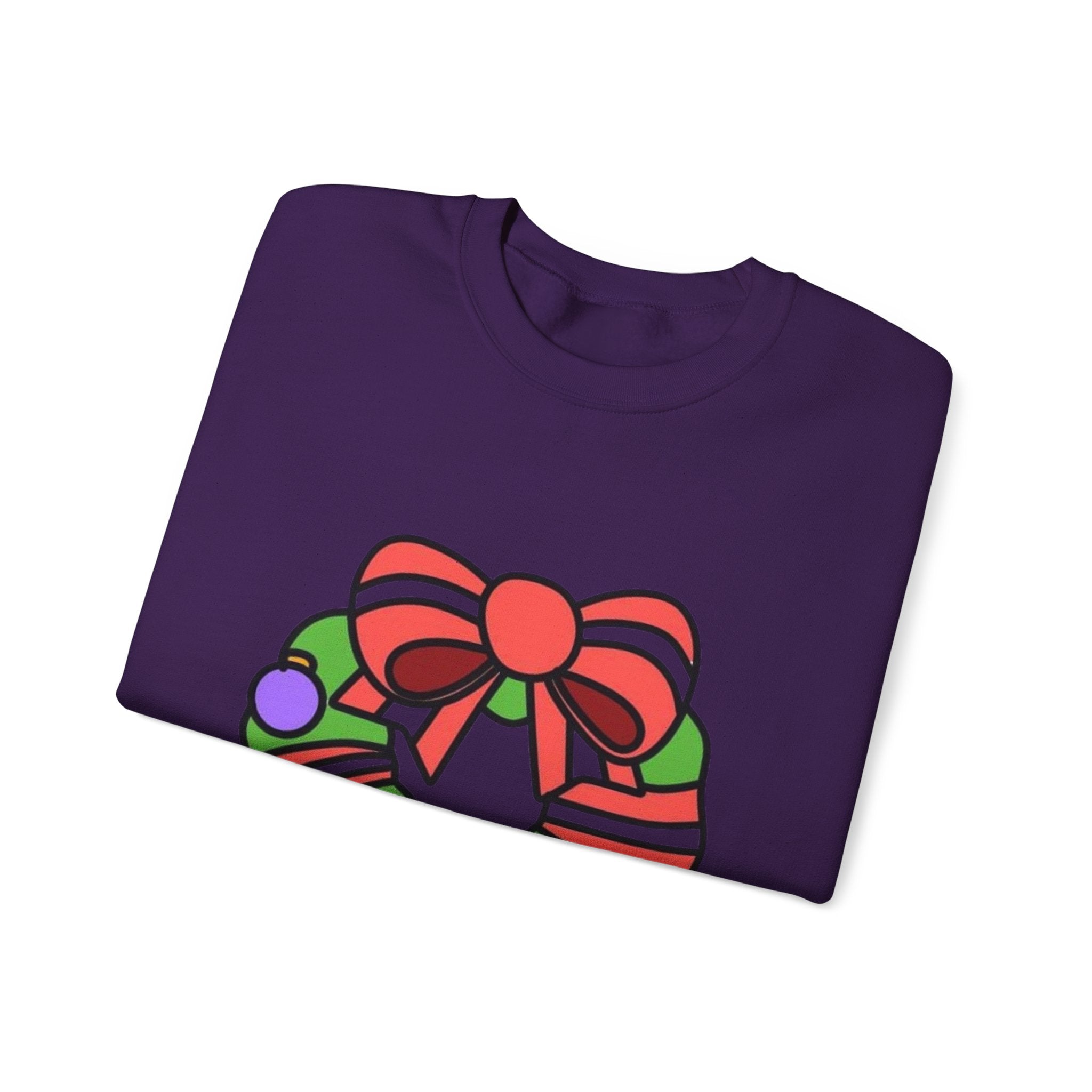 Holiday Wreath Unisex Heavy Blend™ Crewneck Sweatshirt
