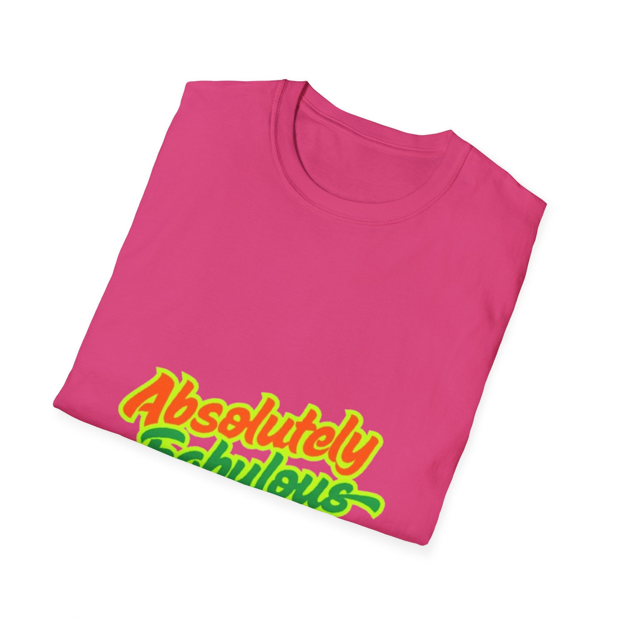 Absolutely Fabulous Orange/Green Unisex Softstyle T-Shirt