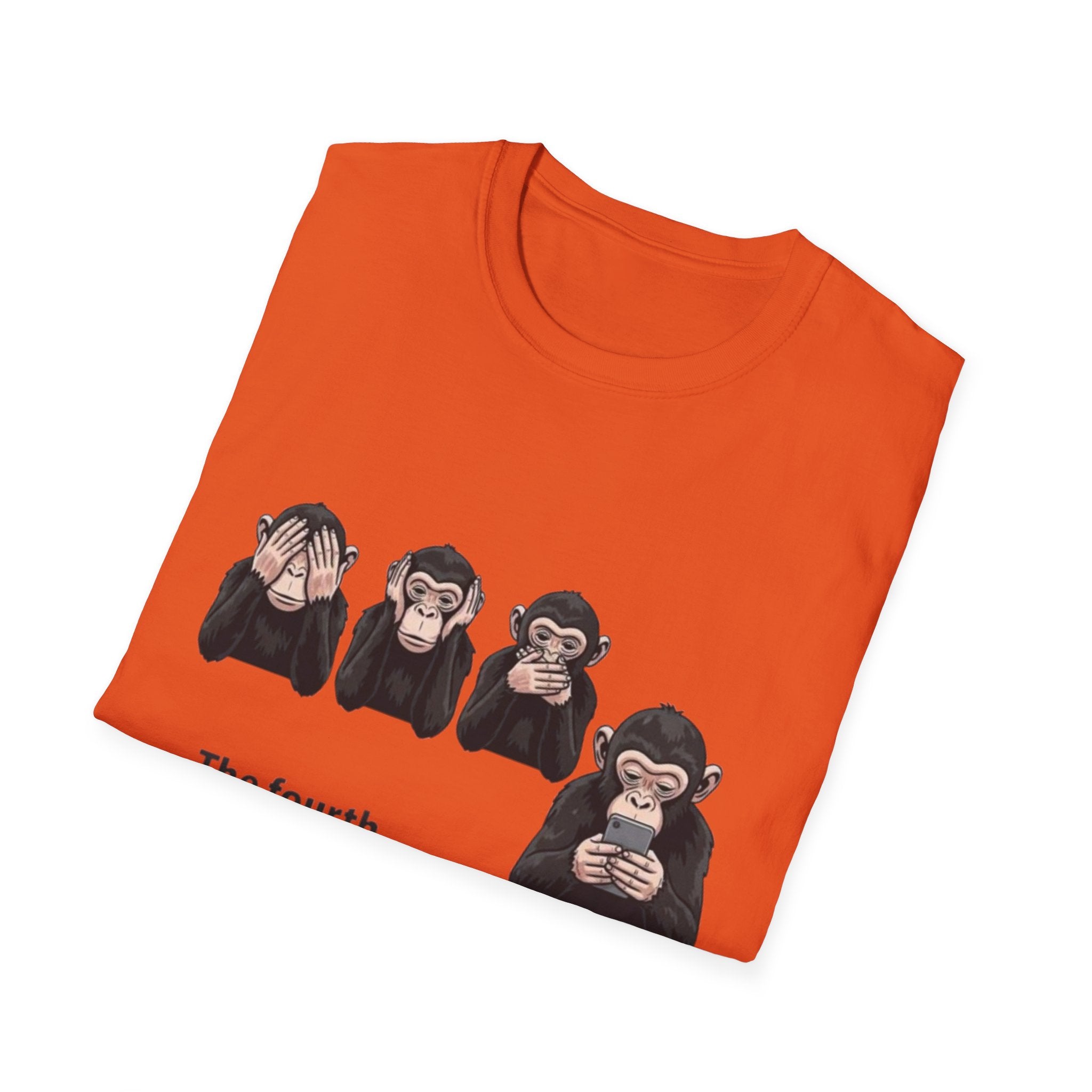 Four Monkeys Unisex Softstyle T-Shirt