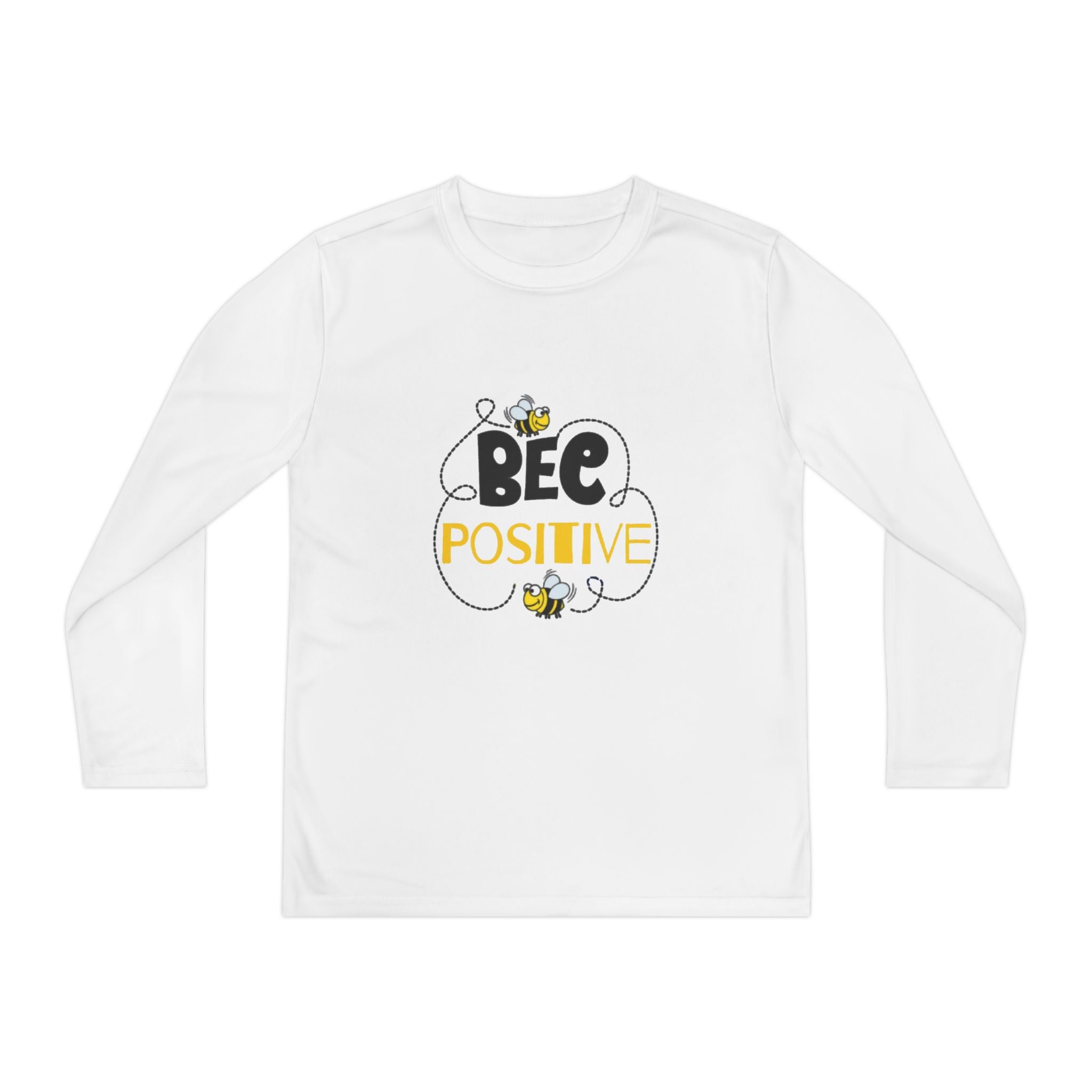 Bee Positive Youth Long Sleeve Competitor Tee