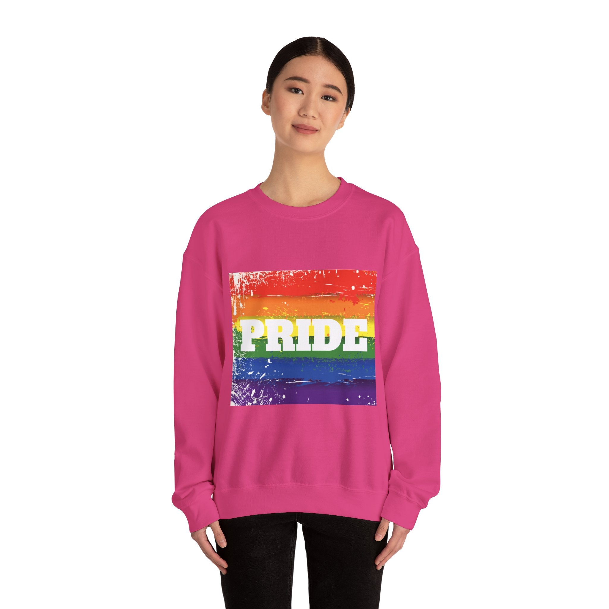 Pride Rainbow Unisex Crewneck Sweatshirt