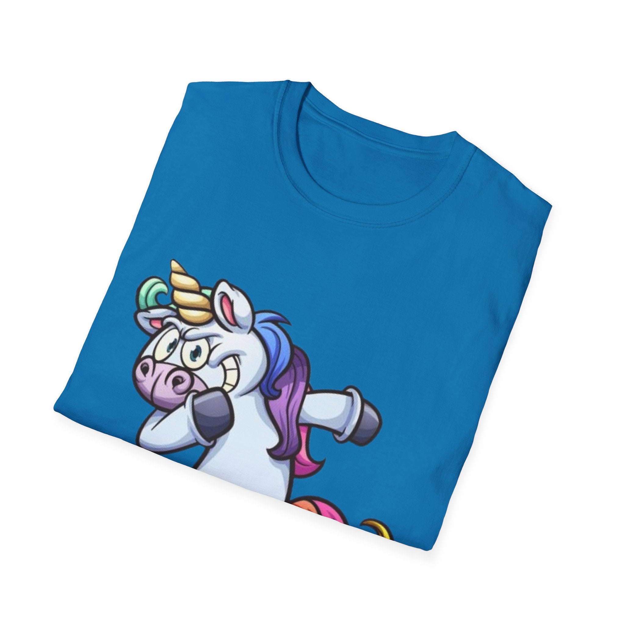 Dabbing Unicorn Unisex Softstyle T-shirt