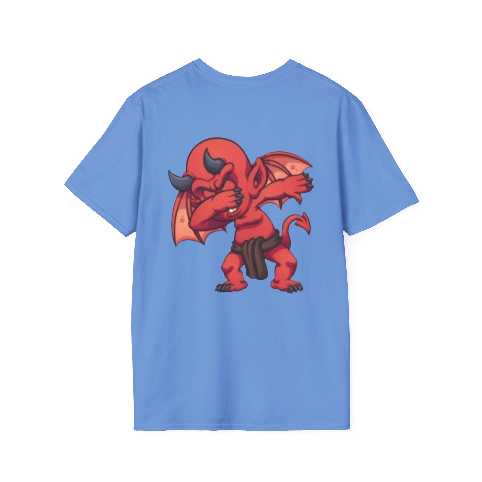 Dabbing Double Sided Angel & Devil Unisex Softstyle T-Shirt