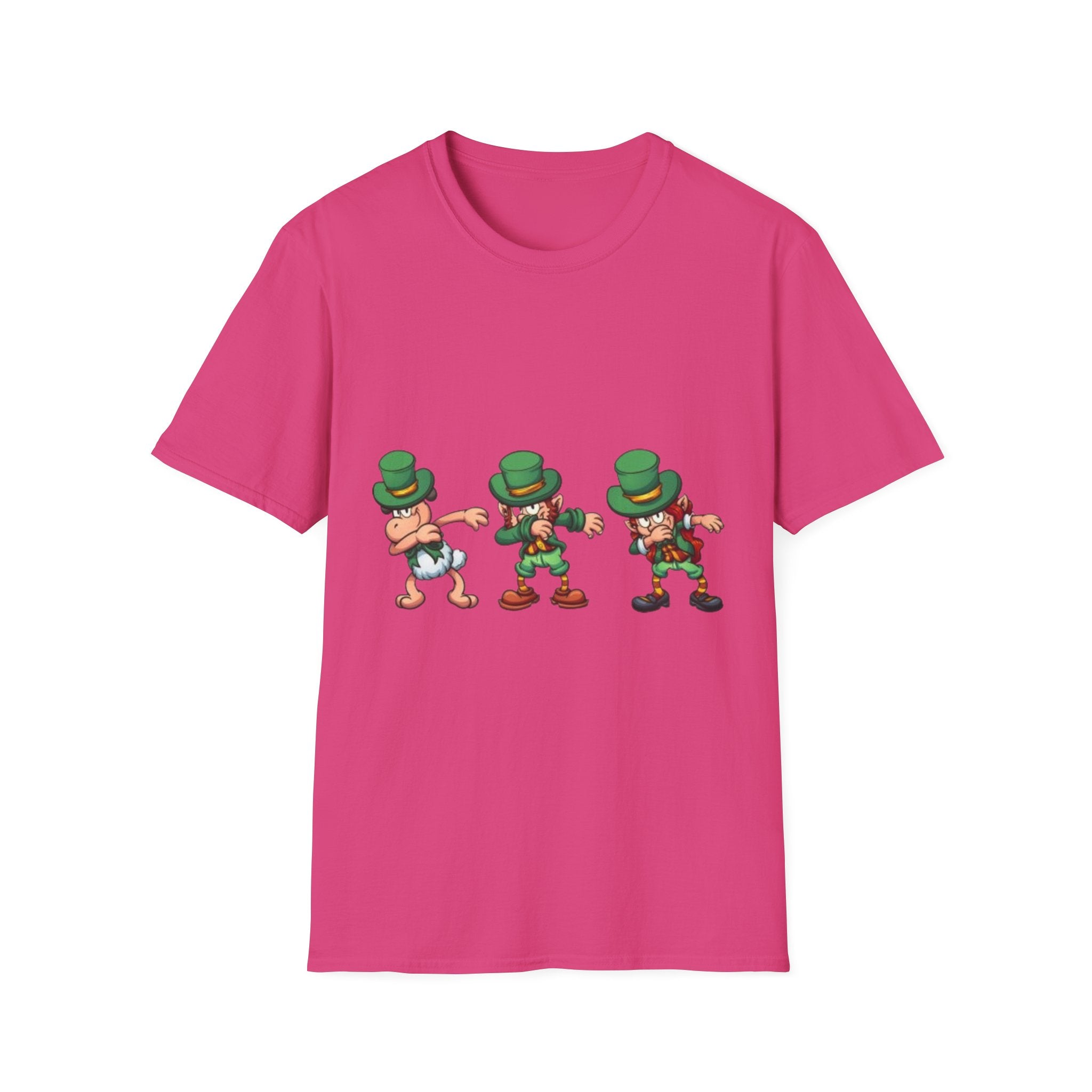 Dabbing Leprechaun Unisex Softstyle T-Shirt