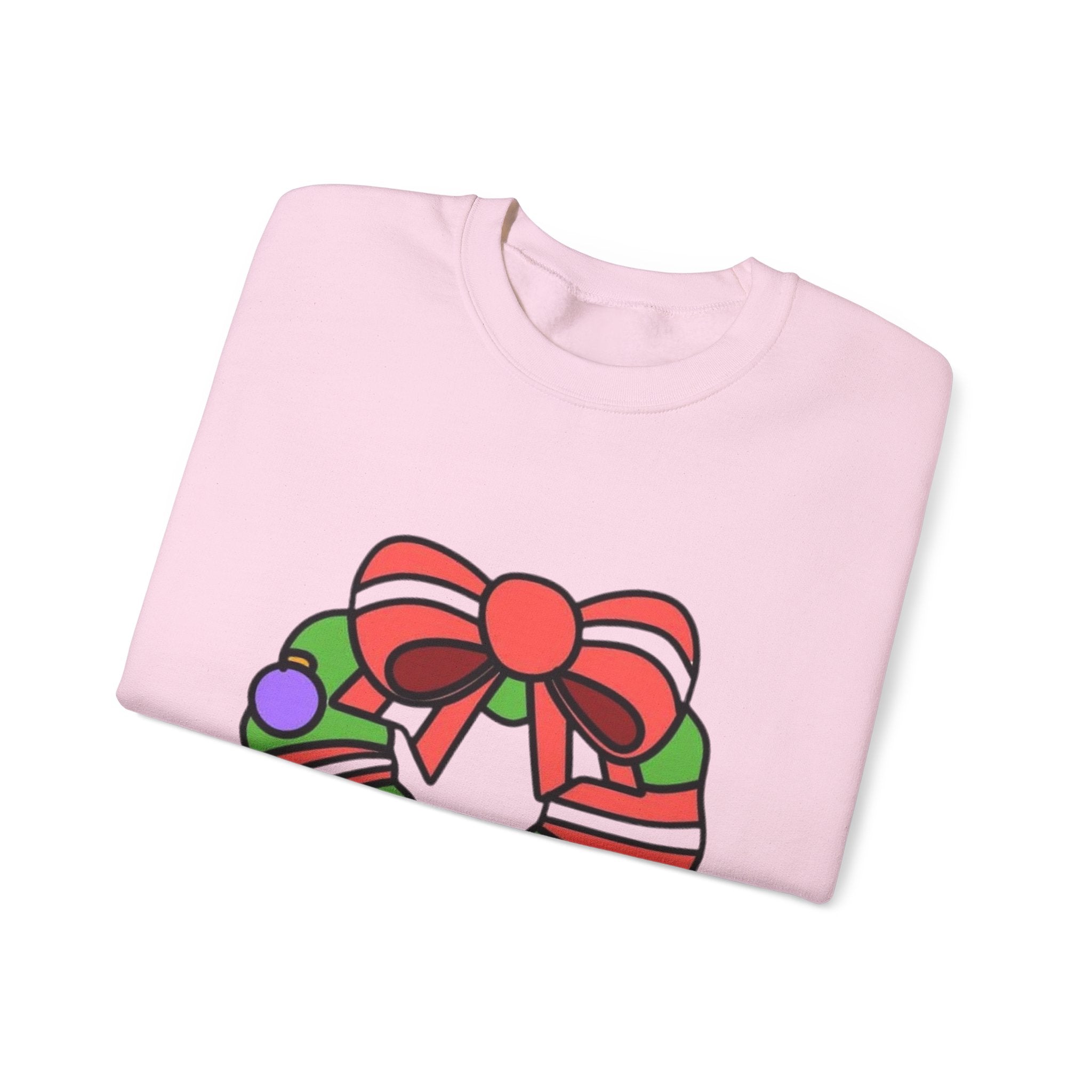 Holiday Wreath Unisex Heavy Blend™ Crewneck Sweatshirt