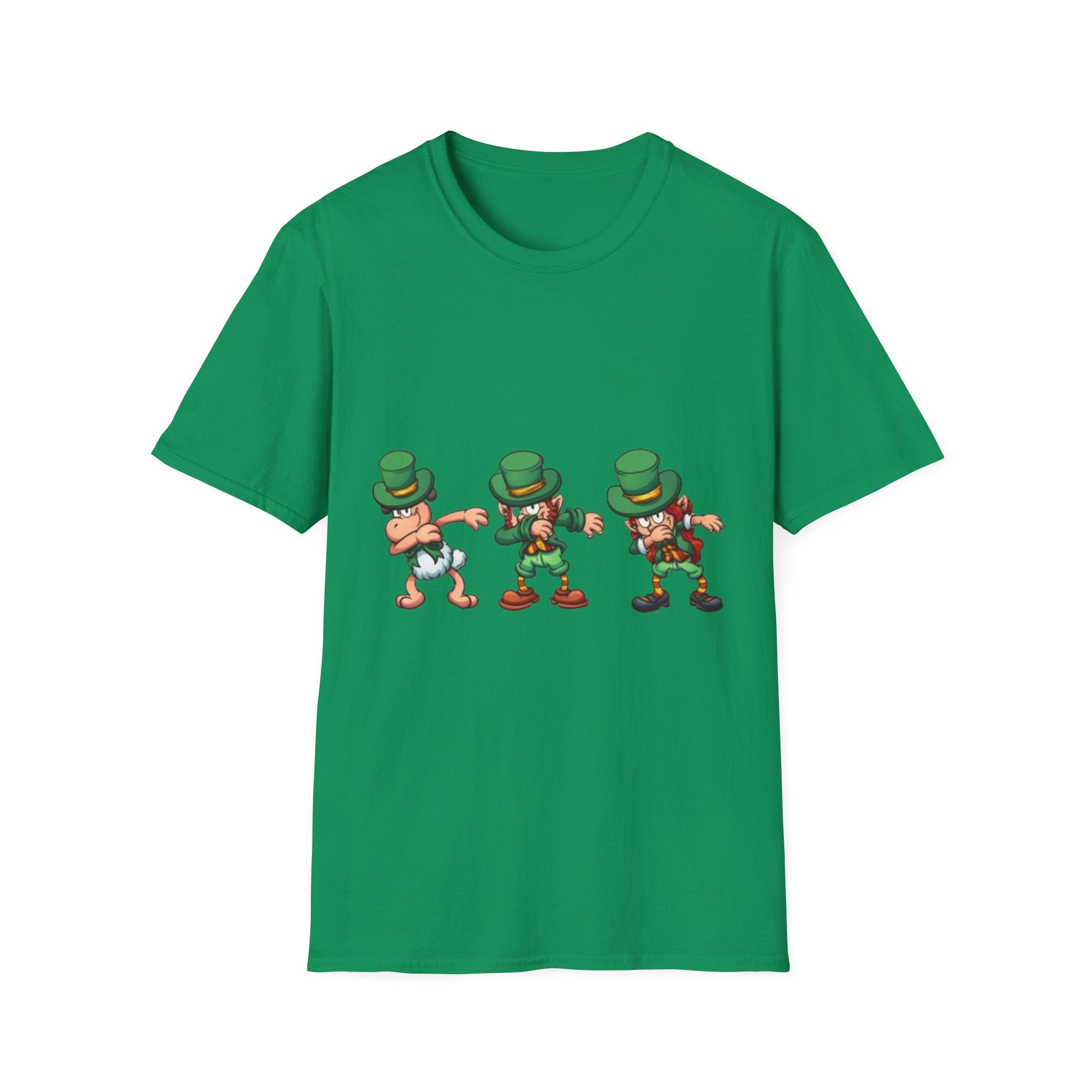 Dabbing Leprechaun Unisex Softstyle T-Shirt