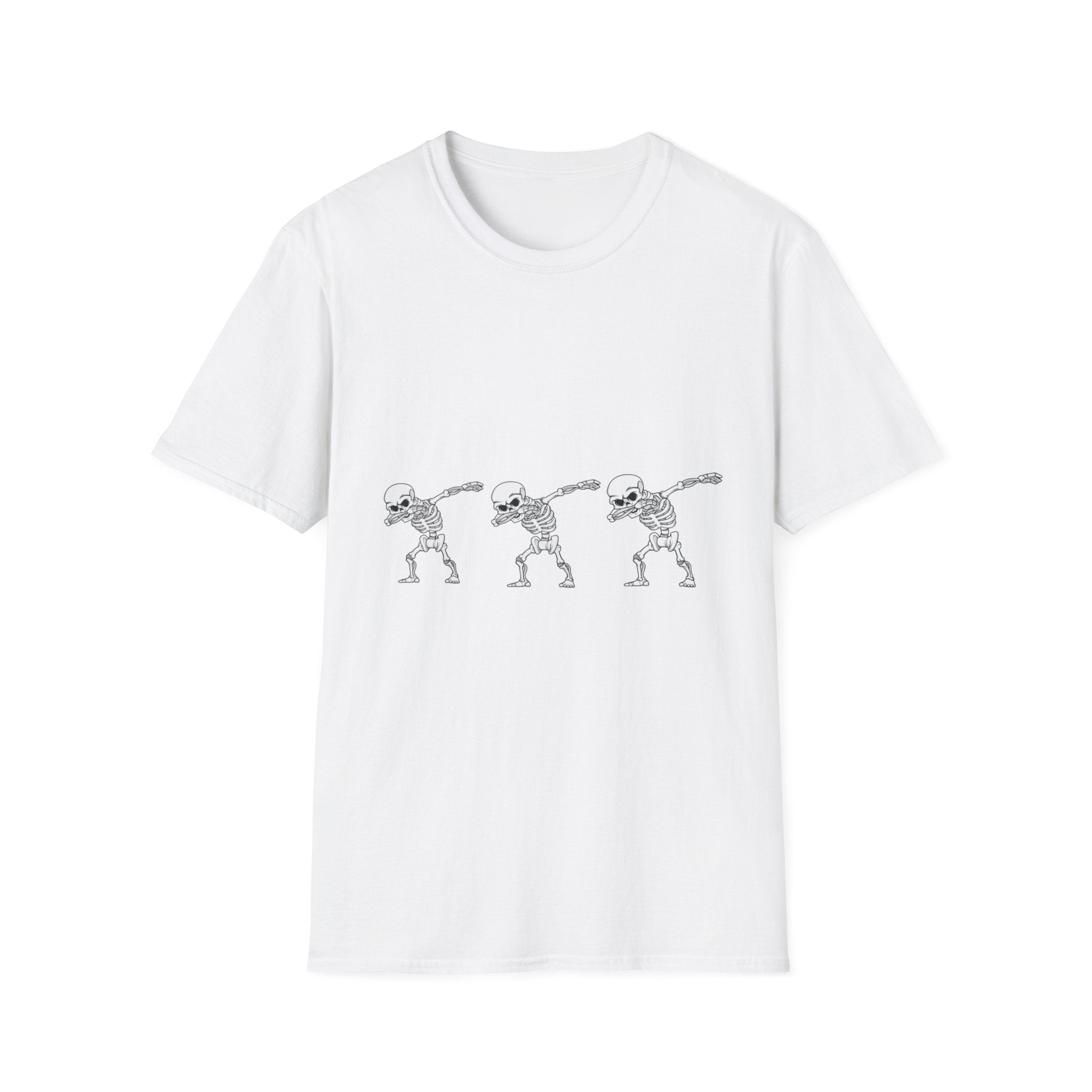Dabbing Skeleton Dance Unisex Softstyle T-Shirt