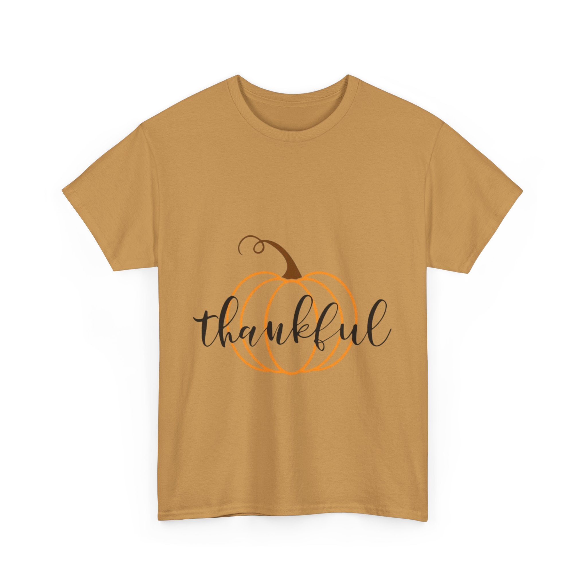 Thankful Pumpkin Unisex Heavy Cotton T-Shirt