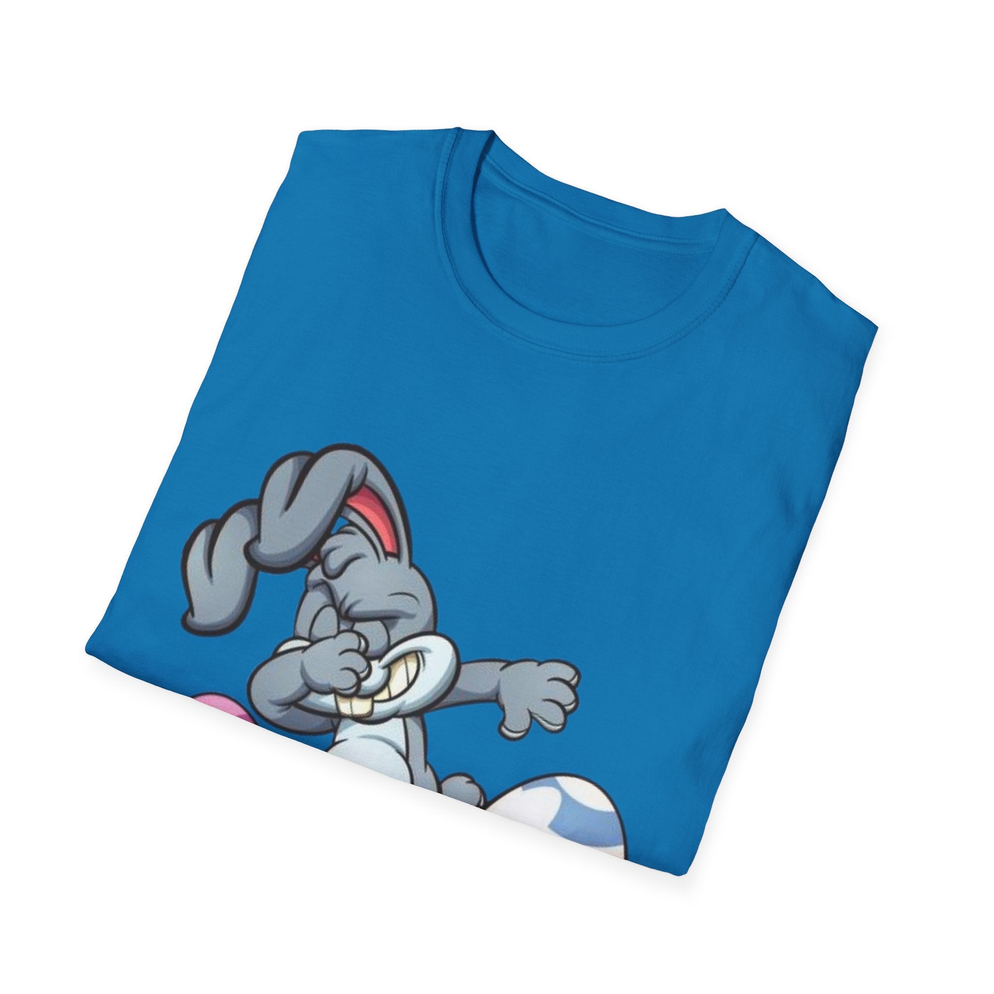 Dabbing Easter Bunny Unisex Softstyle T-Shirt