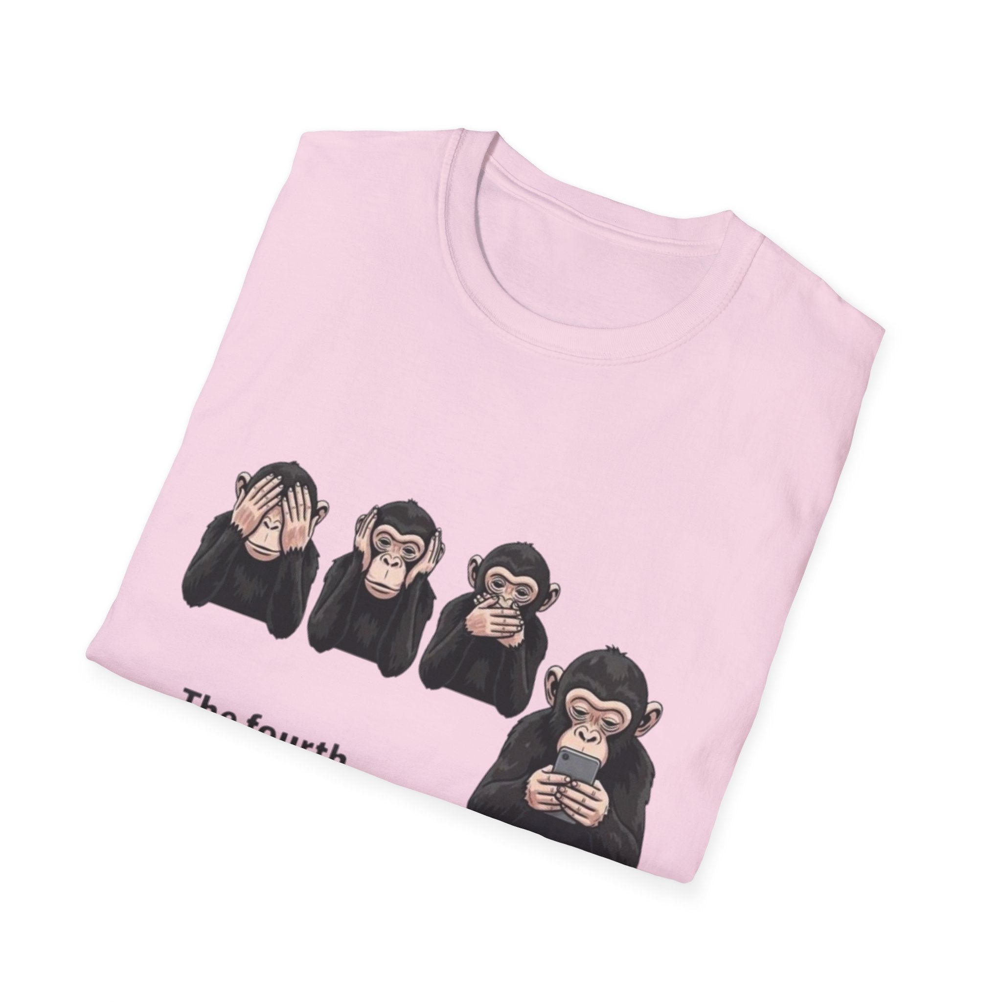 Four Monkeys Unisex Softstyle T-Shirt