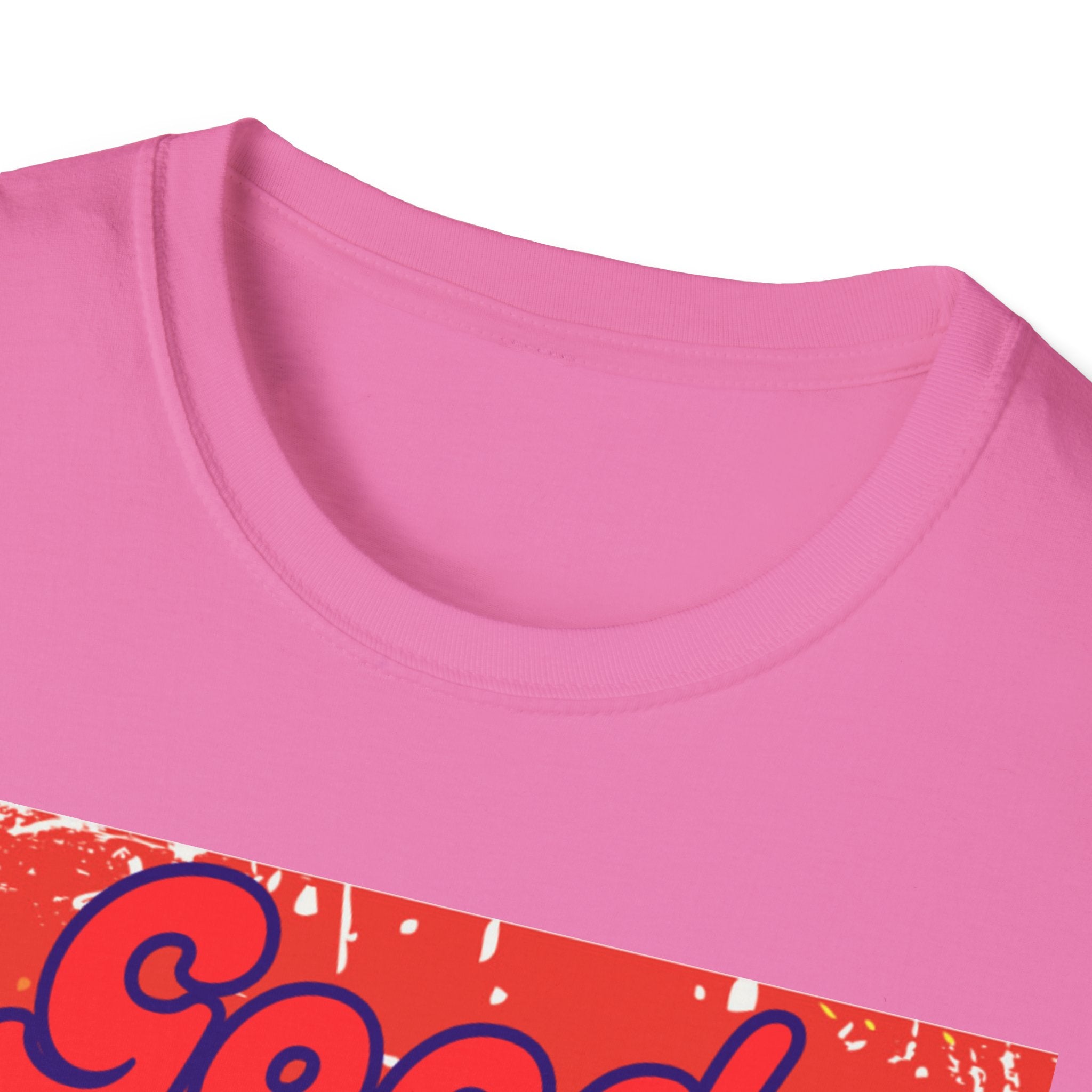 Good Vibes Only Red Unisex Softstyle T-Shirt