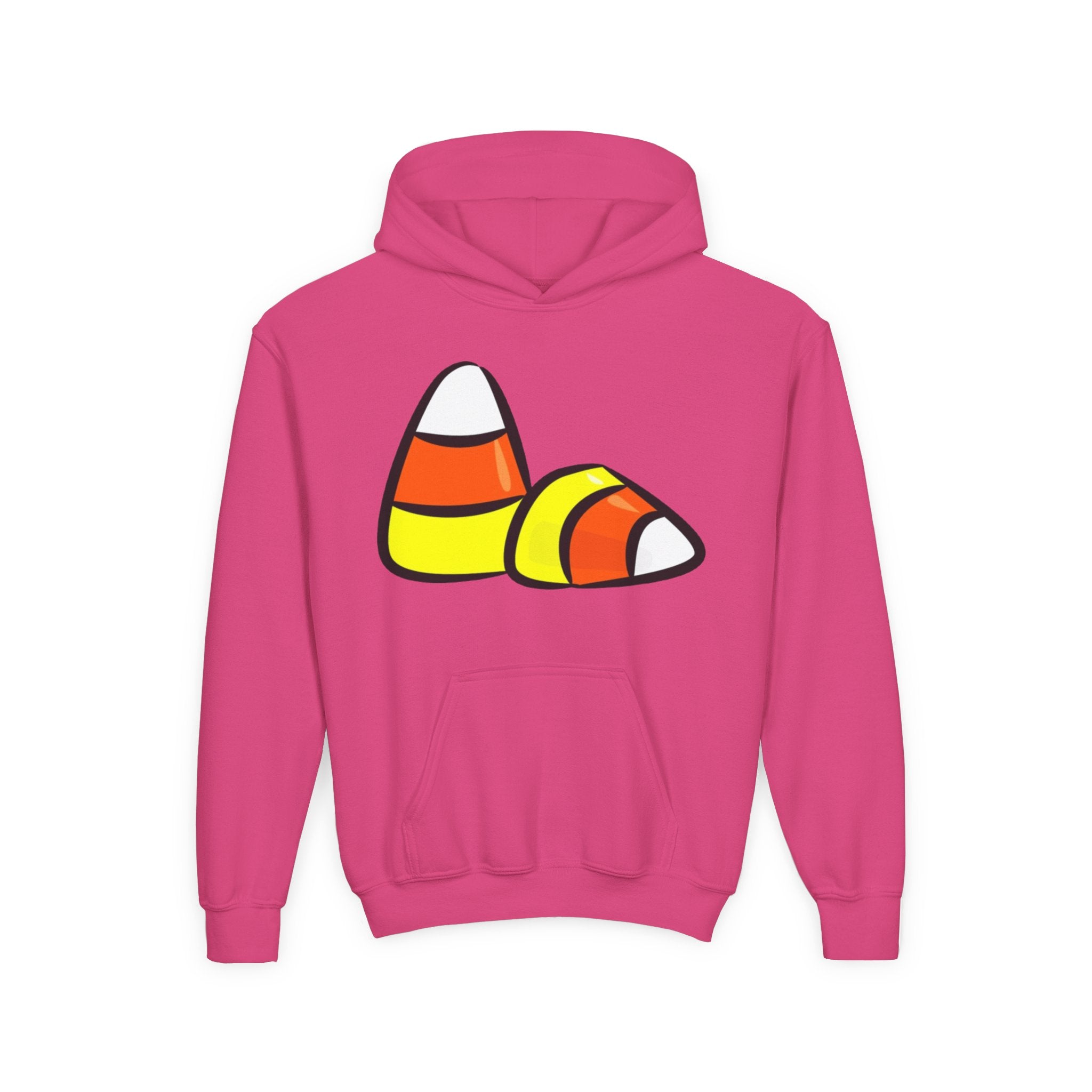 Halloween Candy Corn Youth Heavy Blend Hooded Sweatshirt