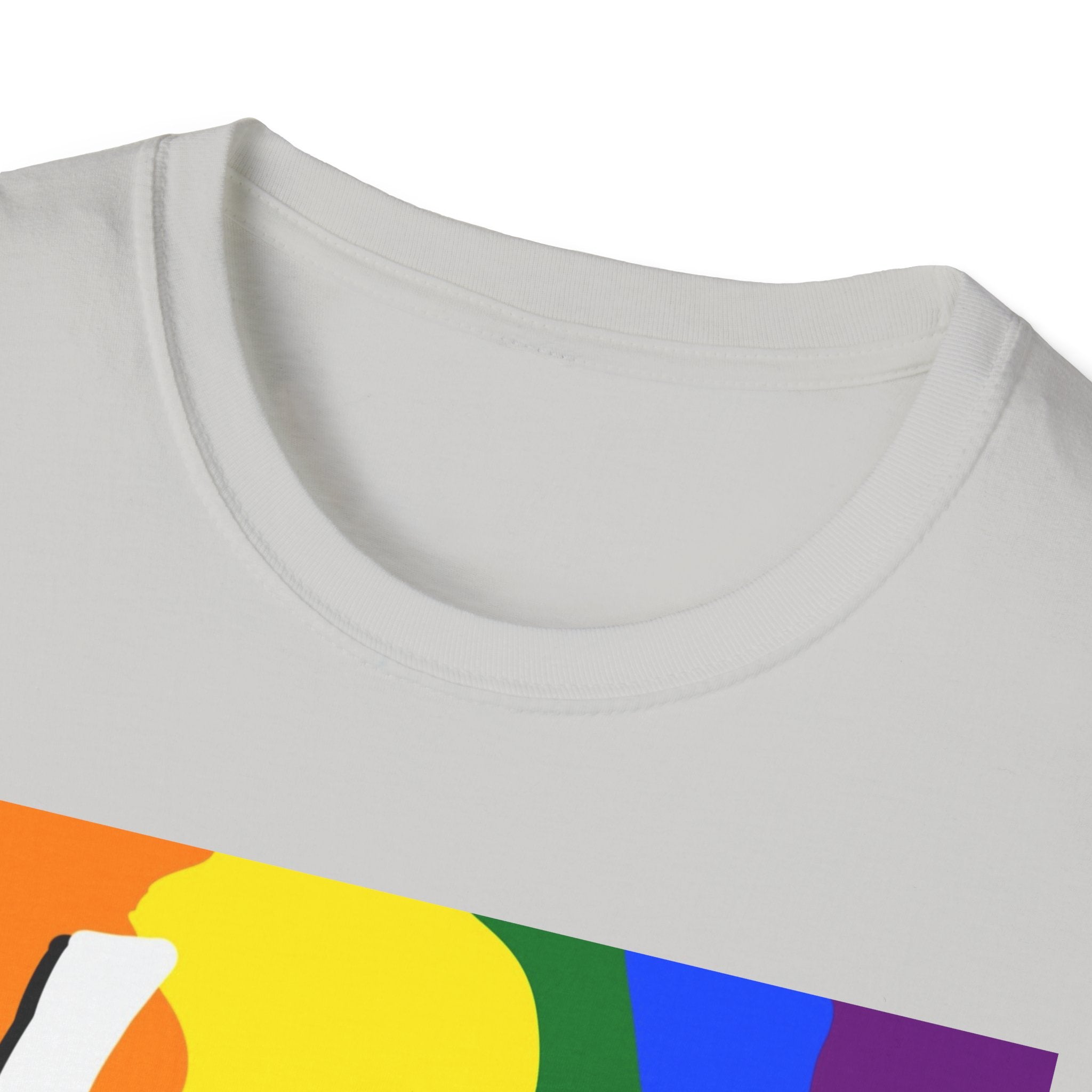 Colorful Pride Love is Love Unisex Softstyle T-Shirt