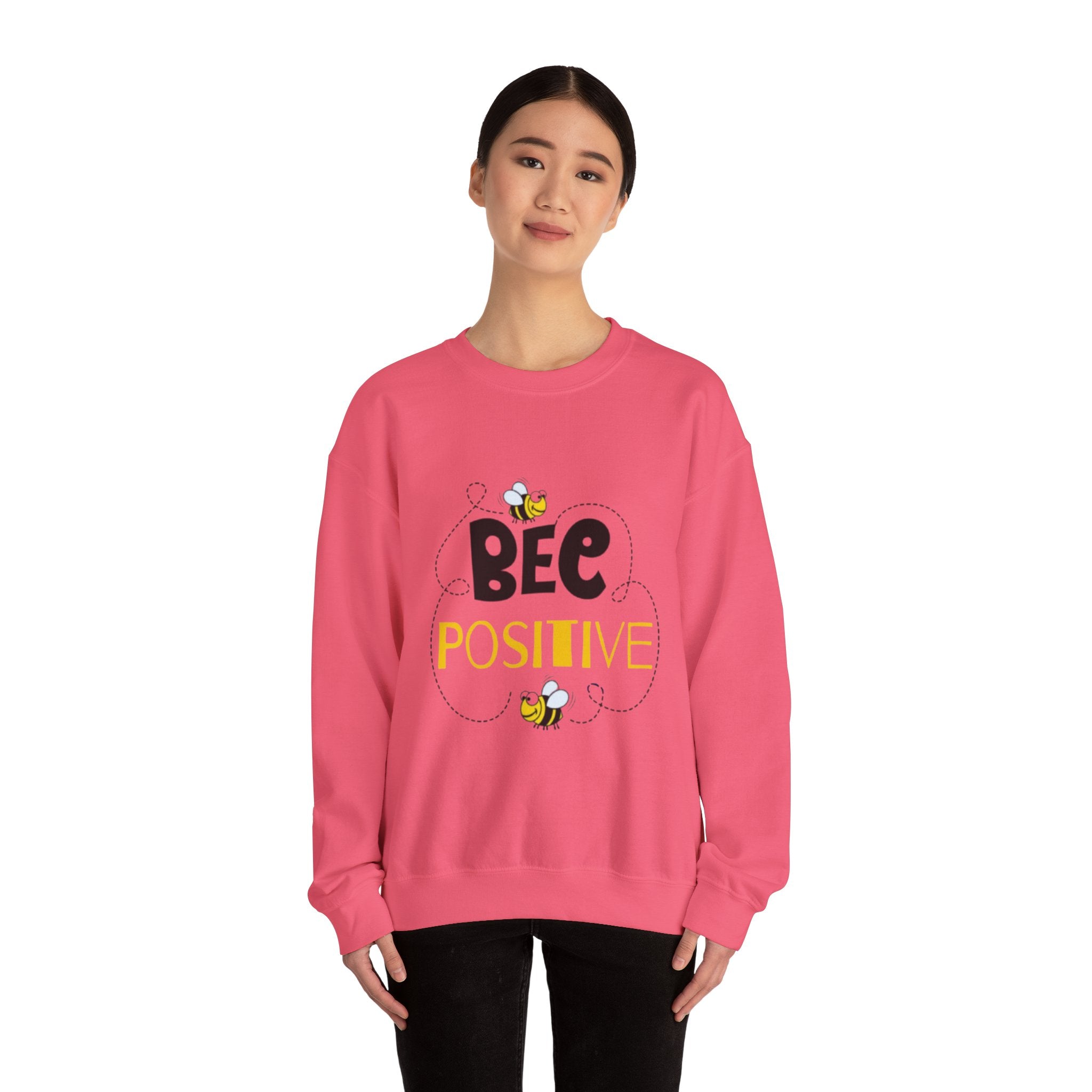 Bee Positive Unisex Heavy Blend™ Crewneck Sweatshirt