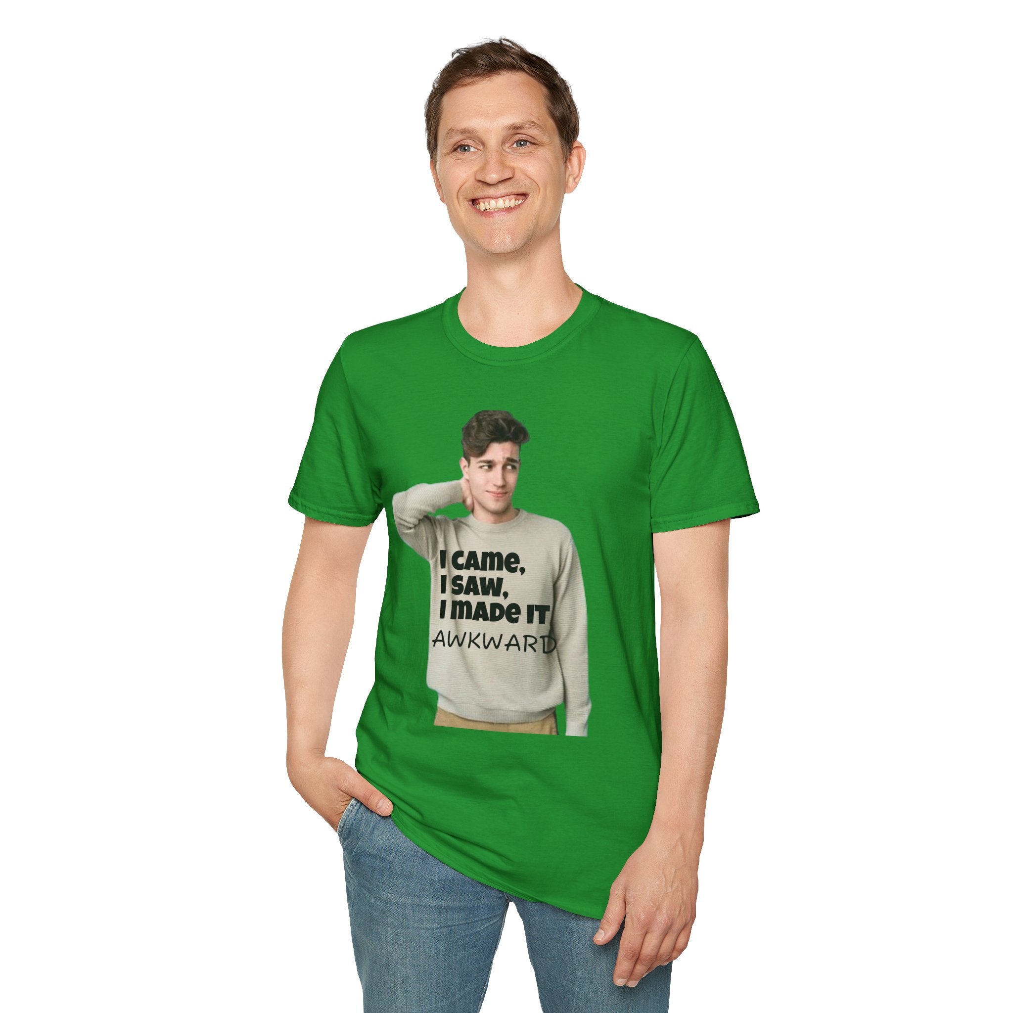 I Came I Saw I Made It Awkward Unisex Softstyle T-Shirt