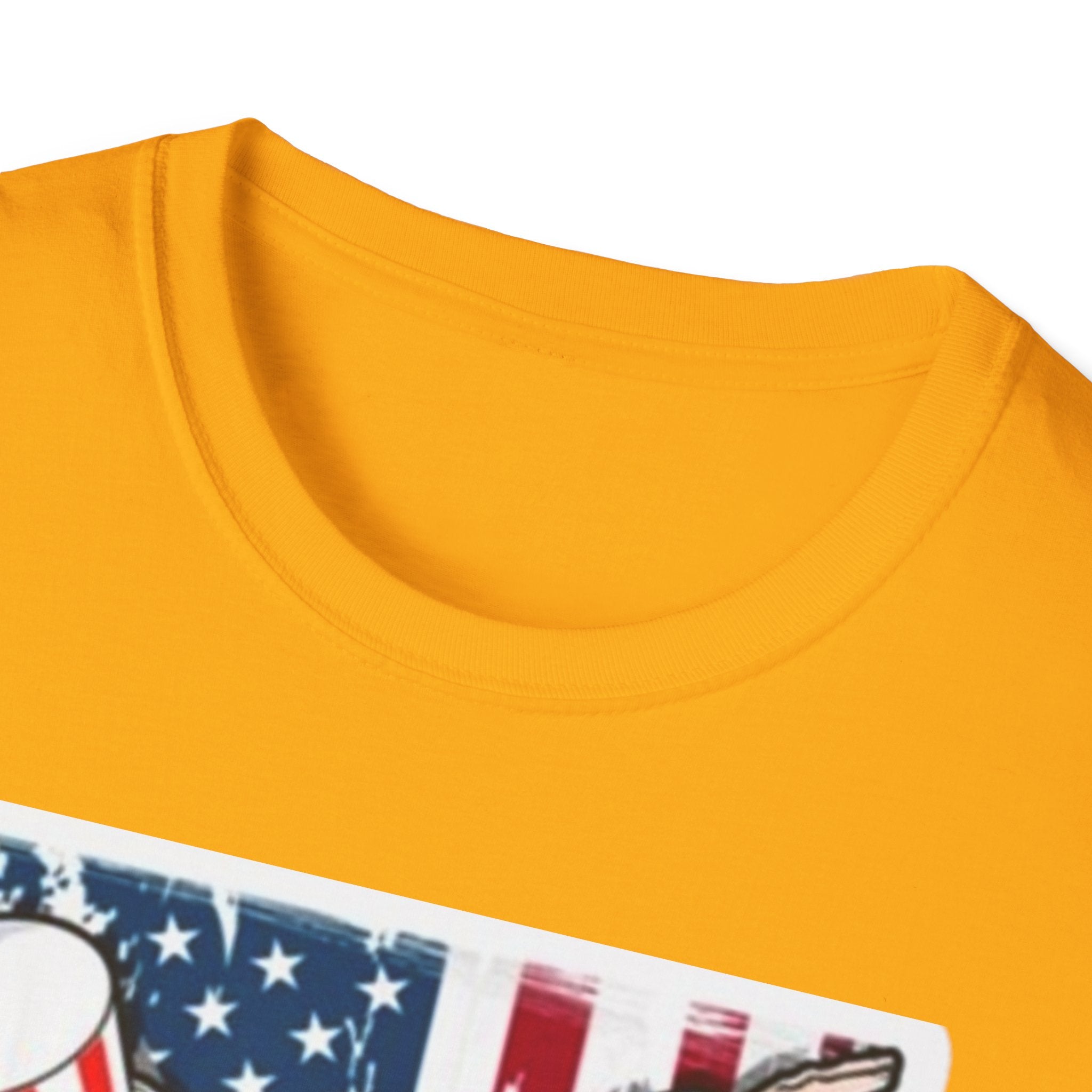 Patriotic Uncle Sam Dabbing Unisex Softstyle T-Shirt